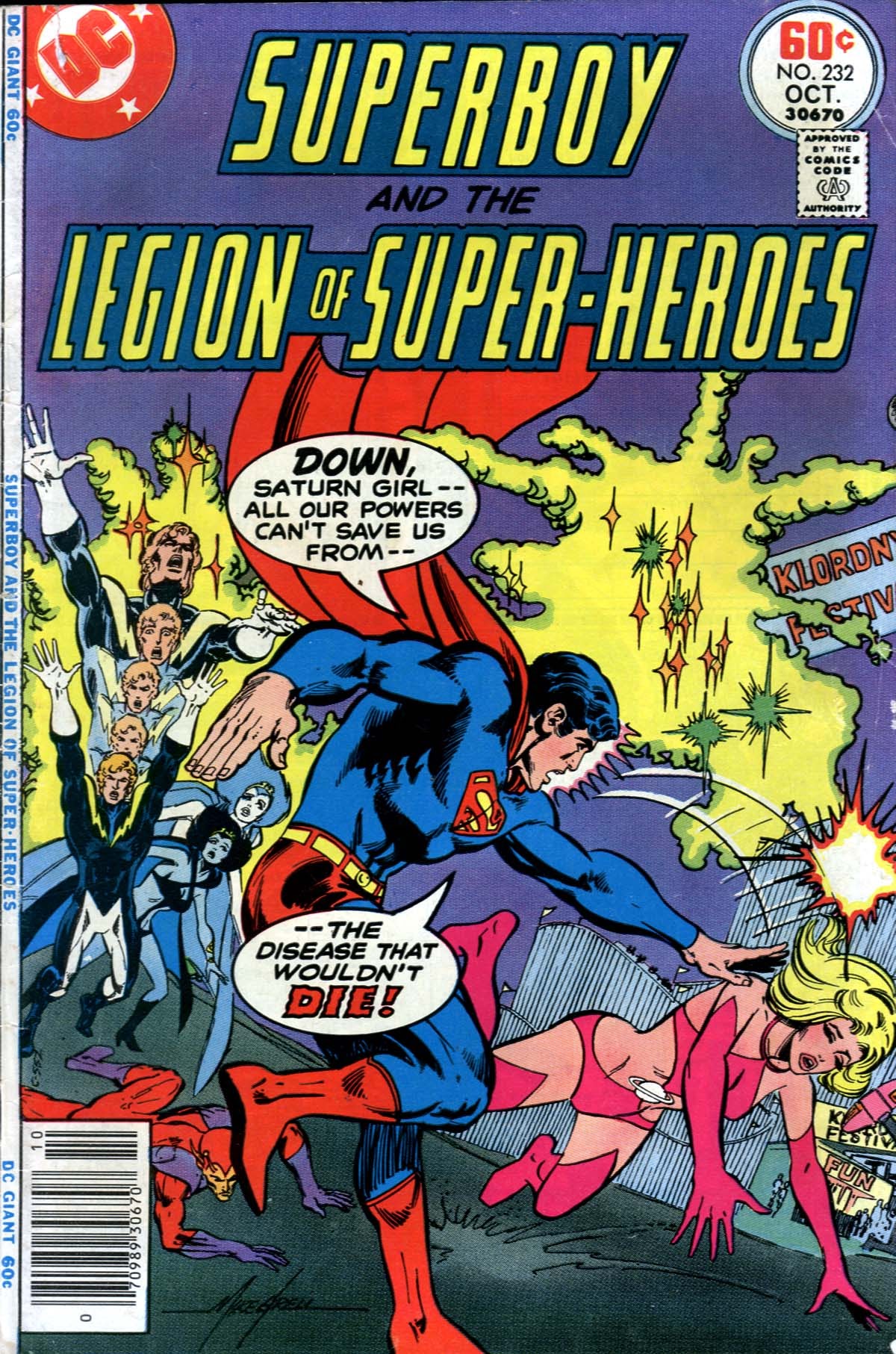 Read online Superboy and the Legion of Super-Heroes (1977) comic -  Issue #232 - 1