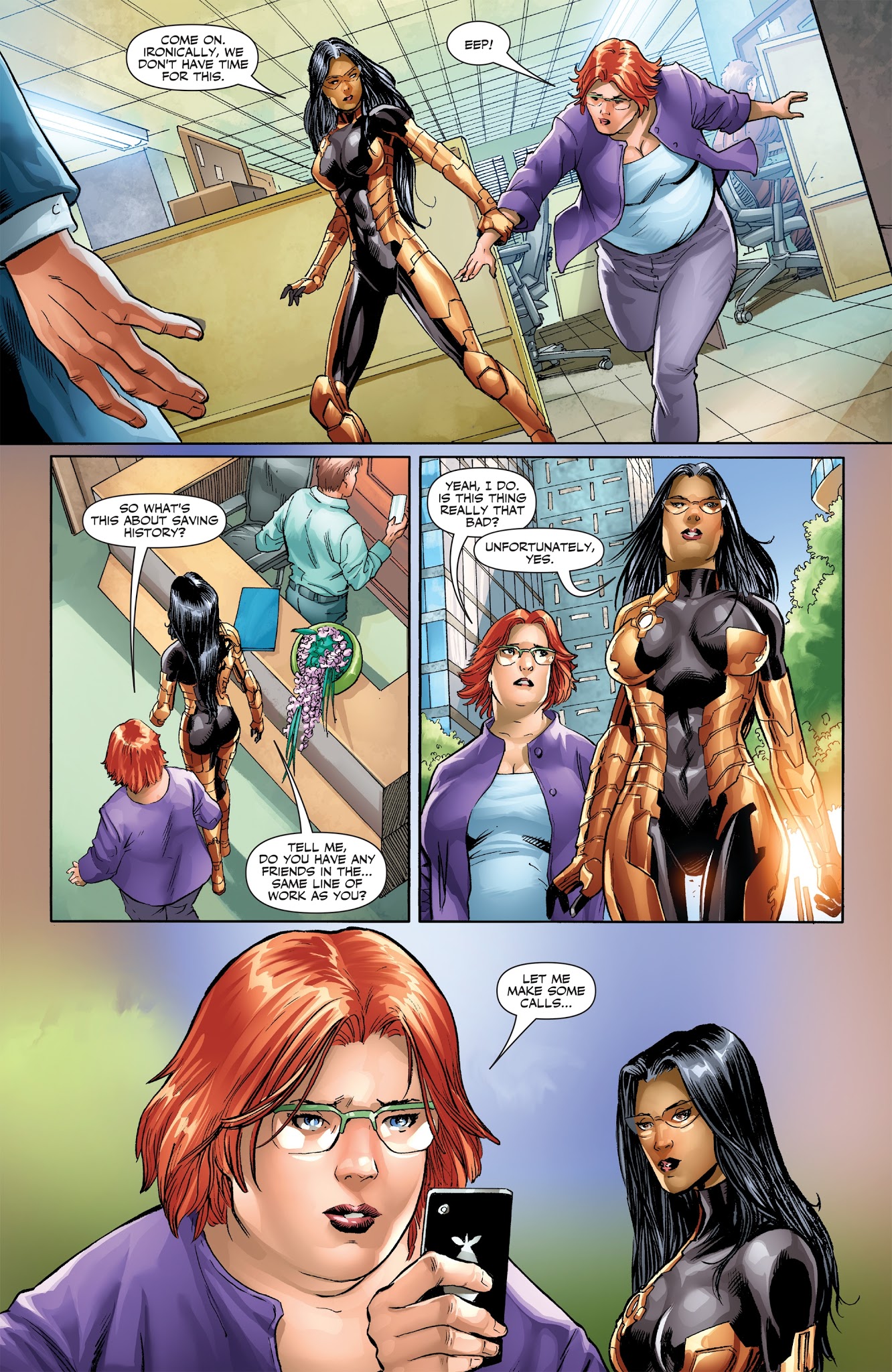 Read online Faith and the Future Force comic -  Issue #1 - 29