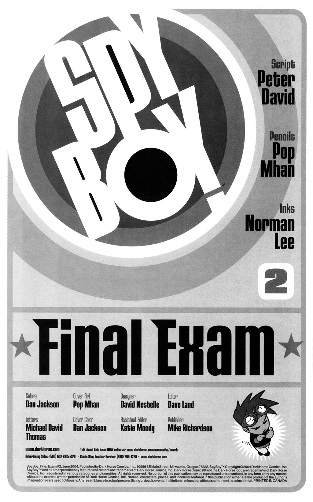 Read online SpyBoy: Final Exam comic -  Issue #2 - 2