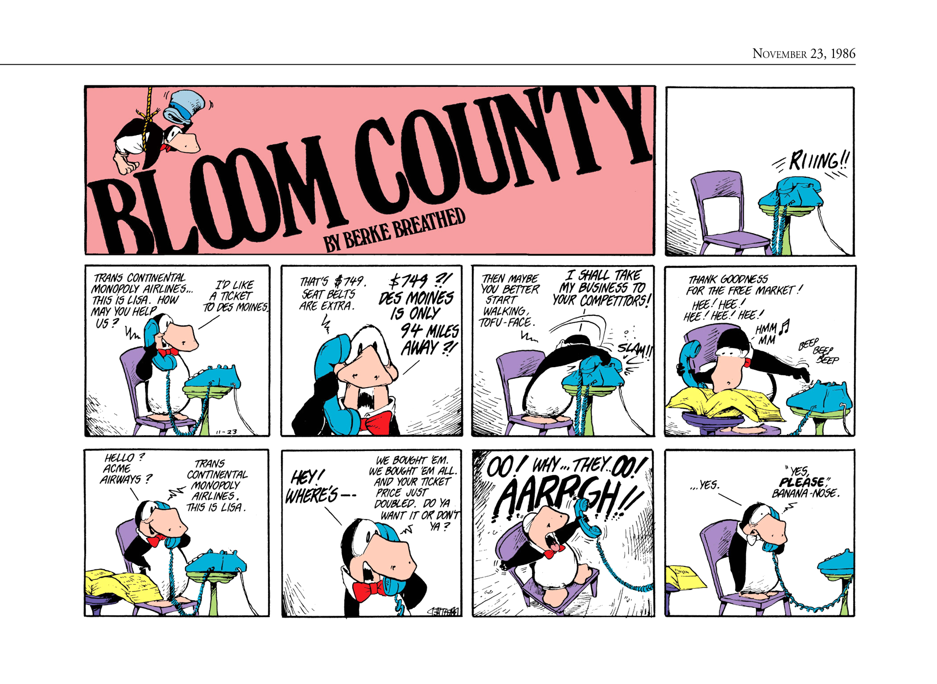 Read online The Bloom County Digital Library comic -  Issue # TPB 6 (Part 3) - 86