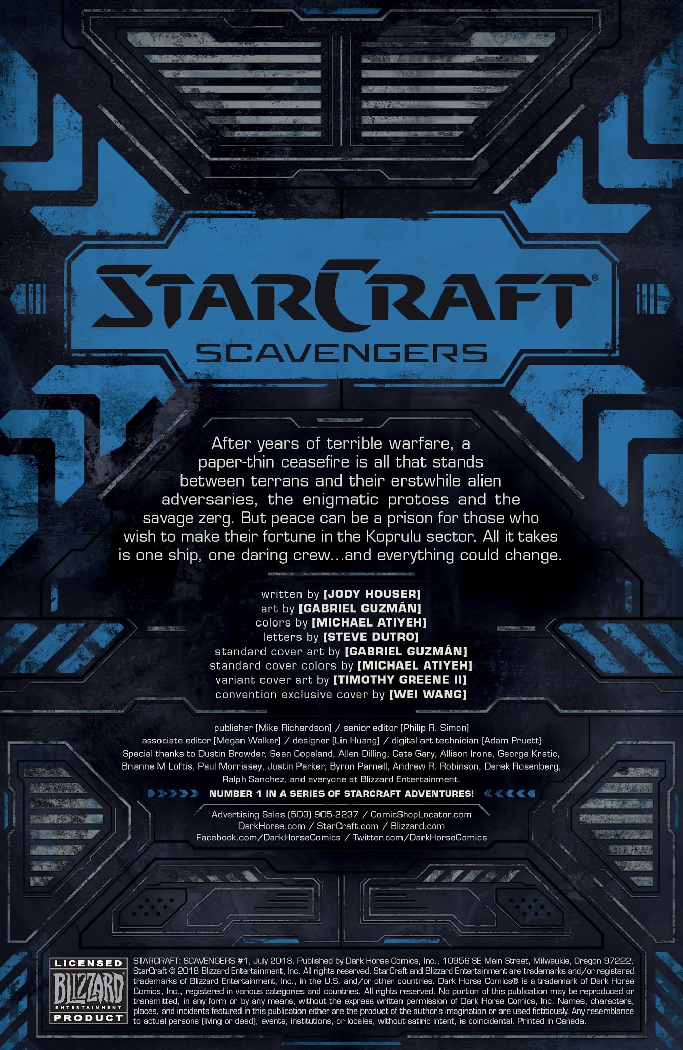 Read online StarCraft: Scavengers comic -  Issue #1 - 2