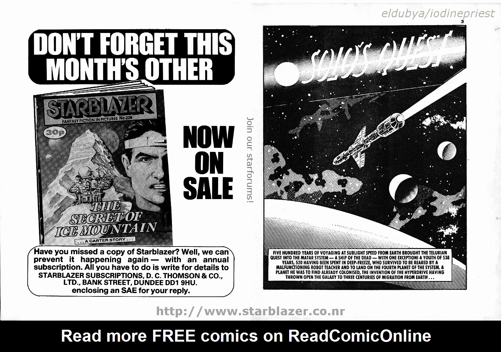 Read online Starblazer comic -  Issue #229 - 3
