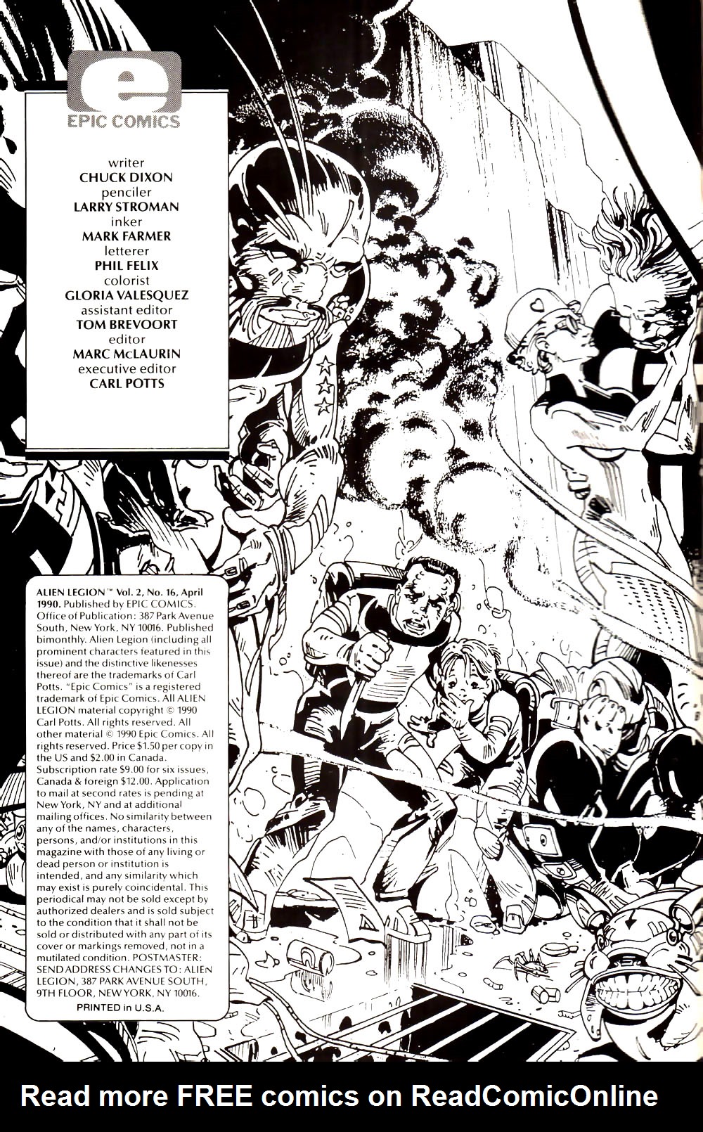 Read online Alien Legion (1987) comic -  Issue #16 - 2