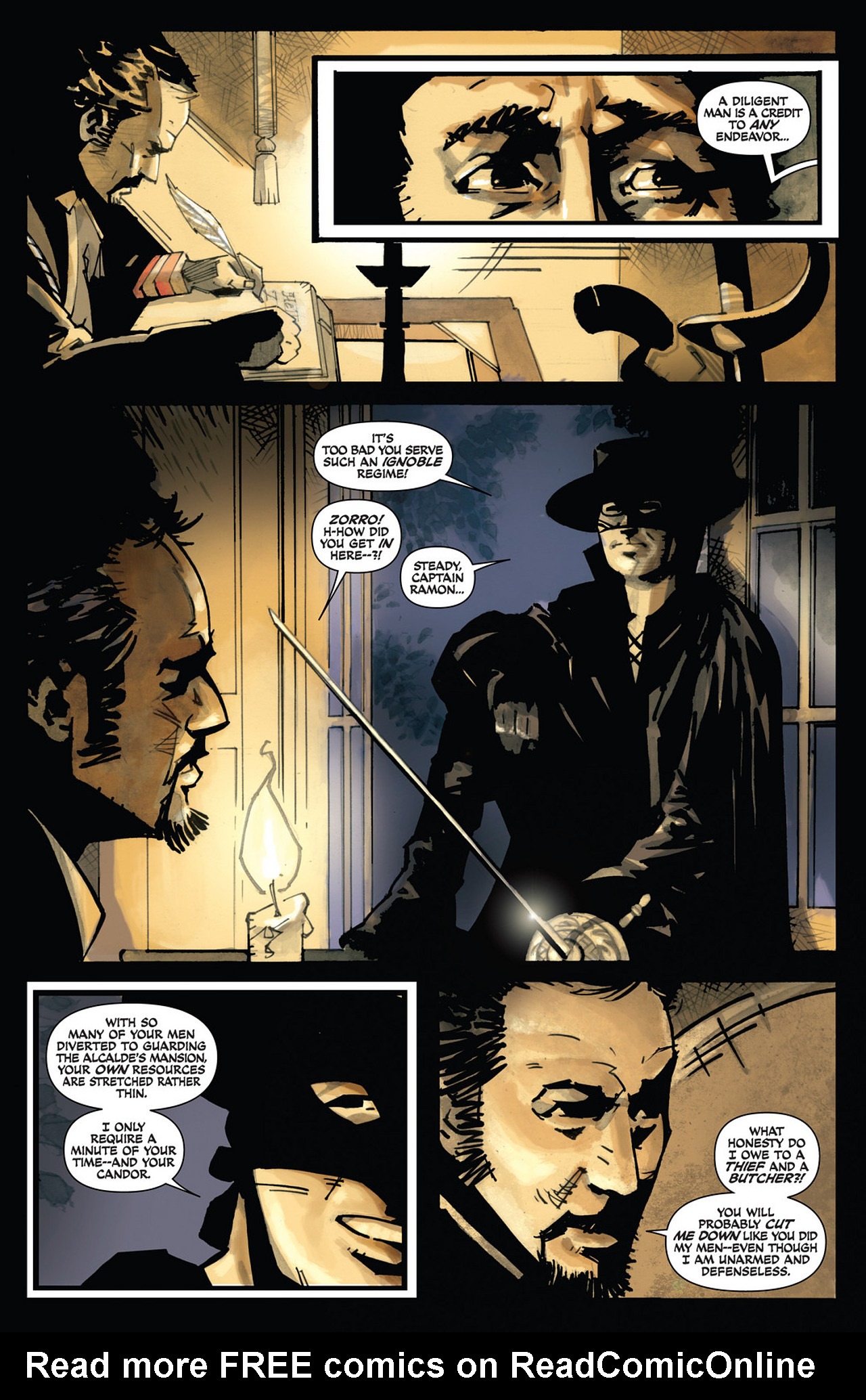 Read online Zorro Rides Again comic -  Issue #10 - 11