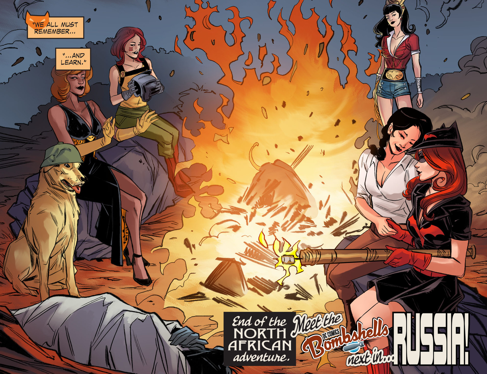 Read online DC Comics: Bombshells comic -  Issue #72 - 22