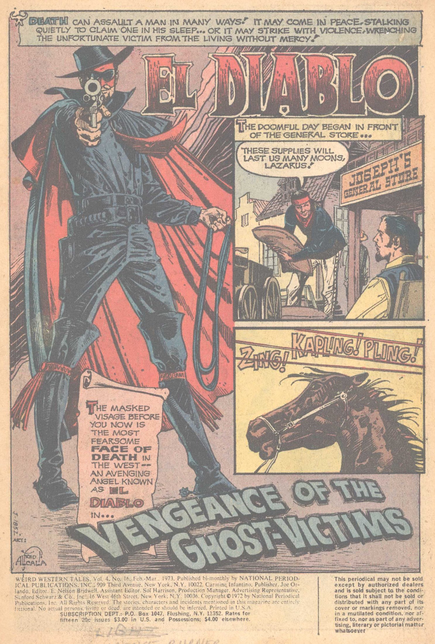 Read online Weird Western Tales (1972) comic -  Issue #16 - 3