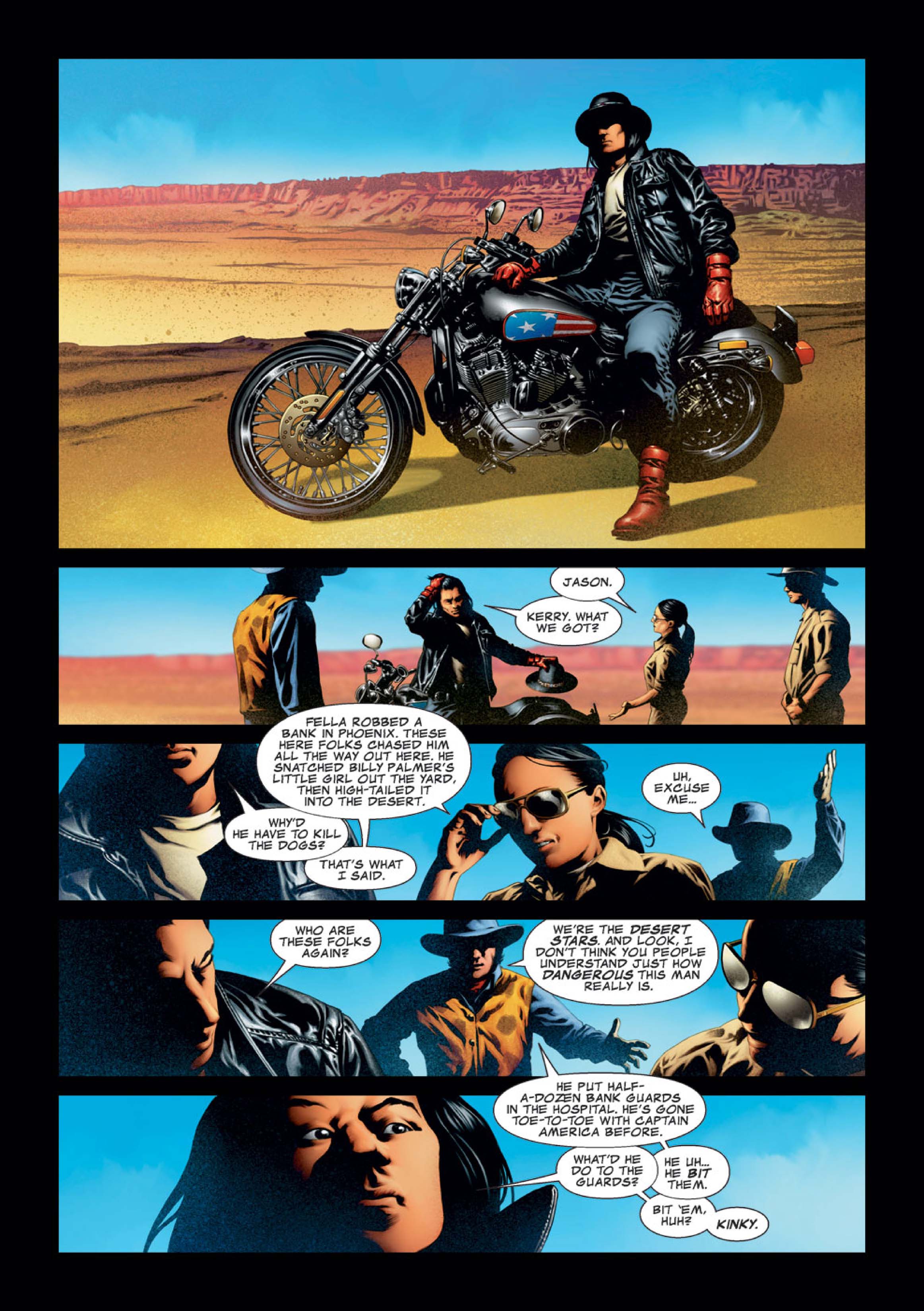 Read online American Eagle: Just A Little Old Fashioned Justice comic -  Issue # Full - 4