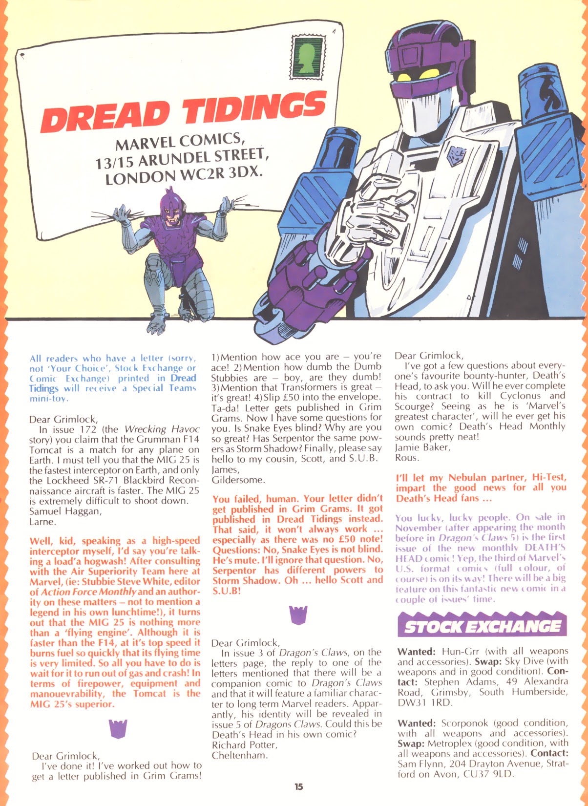 Read online The Transformers (UK) comic -  Issue #187 - 14