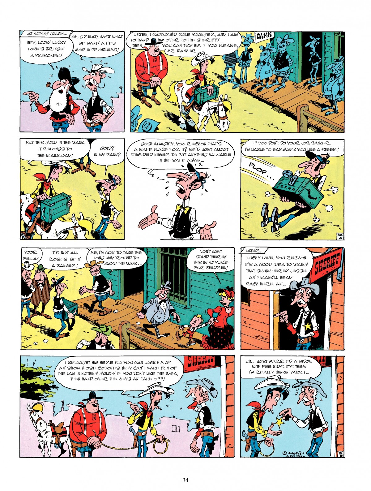 Read online A Lucky Luke Adventure comic -  Issue #4 - 36
