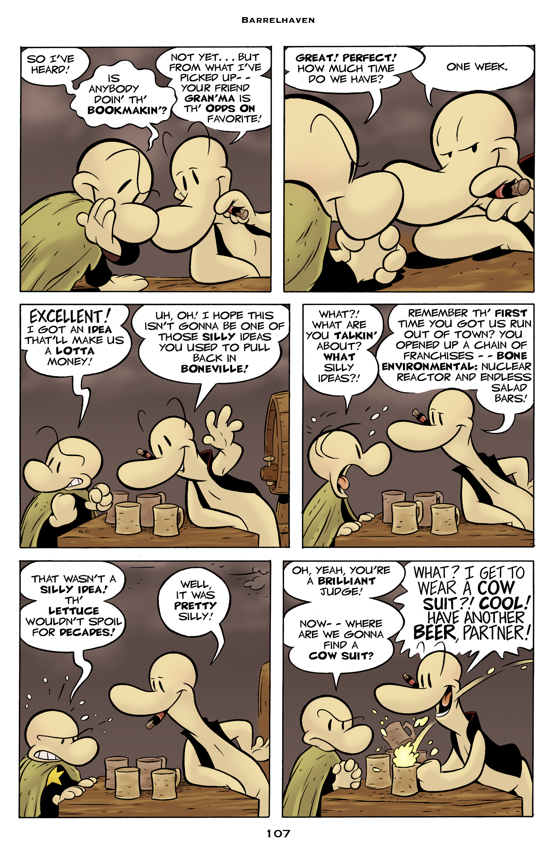 Read online Bone: Out From Boneville comic -  Issue # TPB - 107