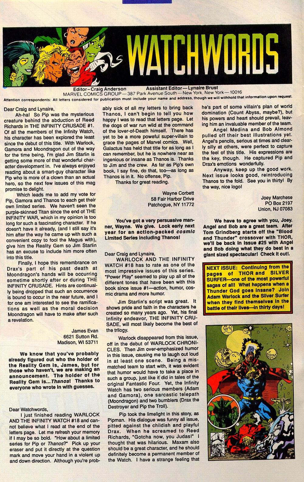 Read online Warlock and the Infinity Watch comic -  Issue #22 - 24