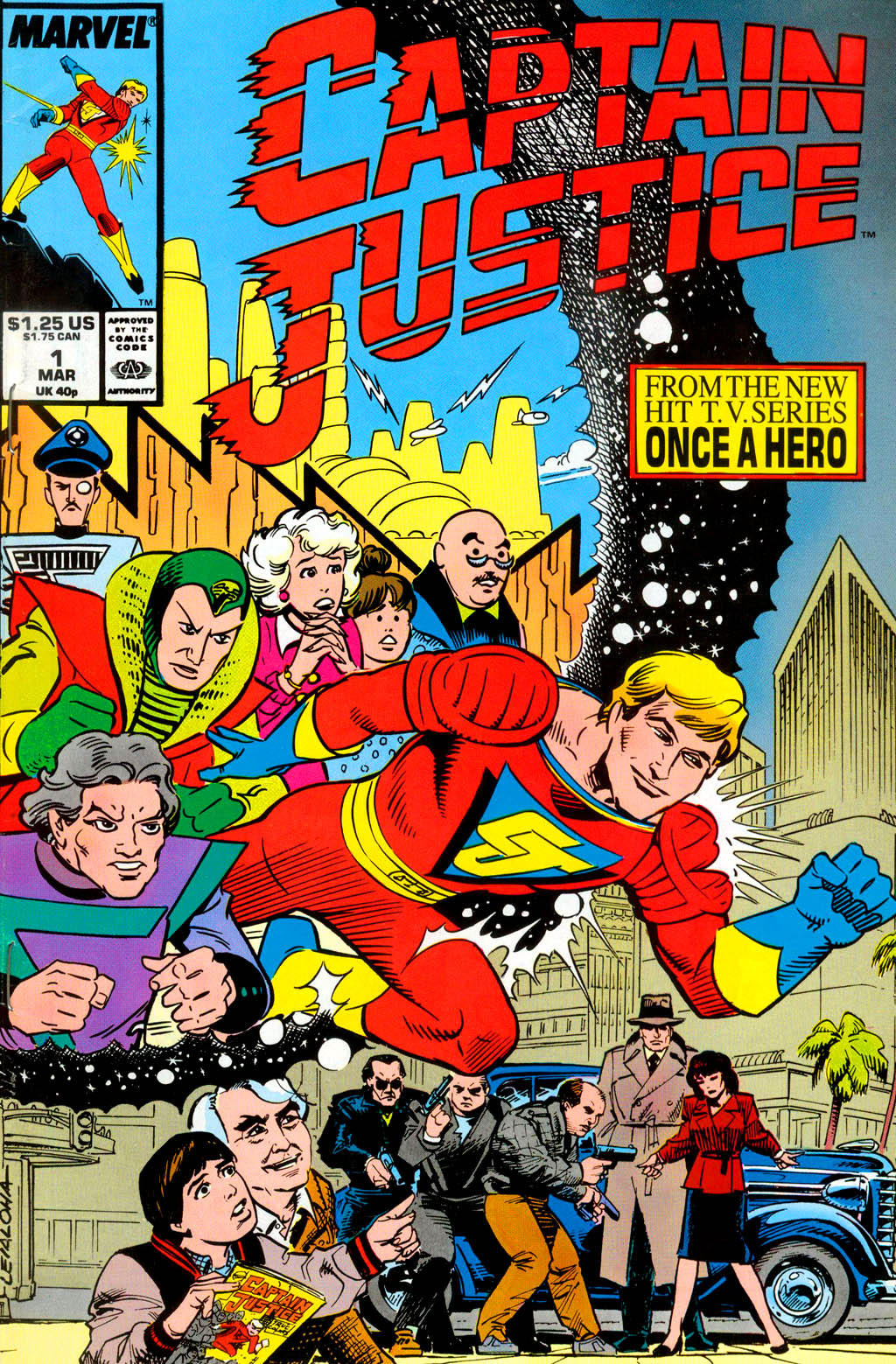 Read online Captain Justice comic -  Issue #1 - 1
