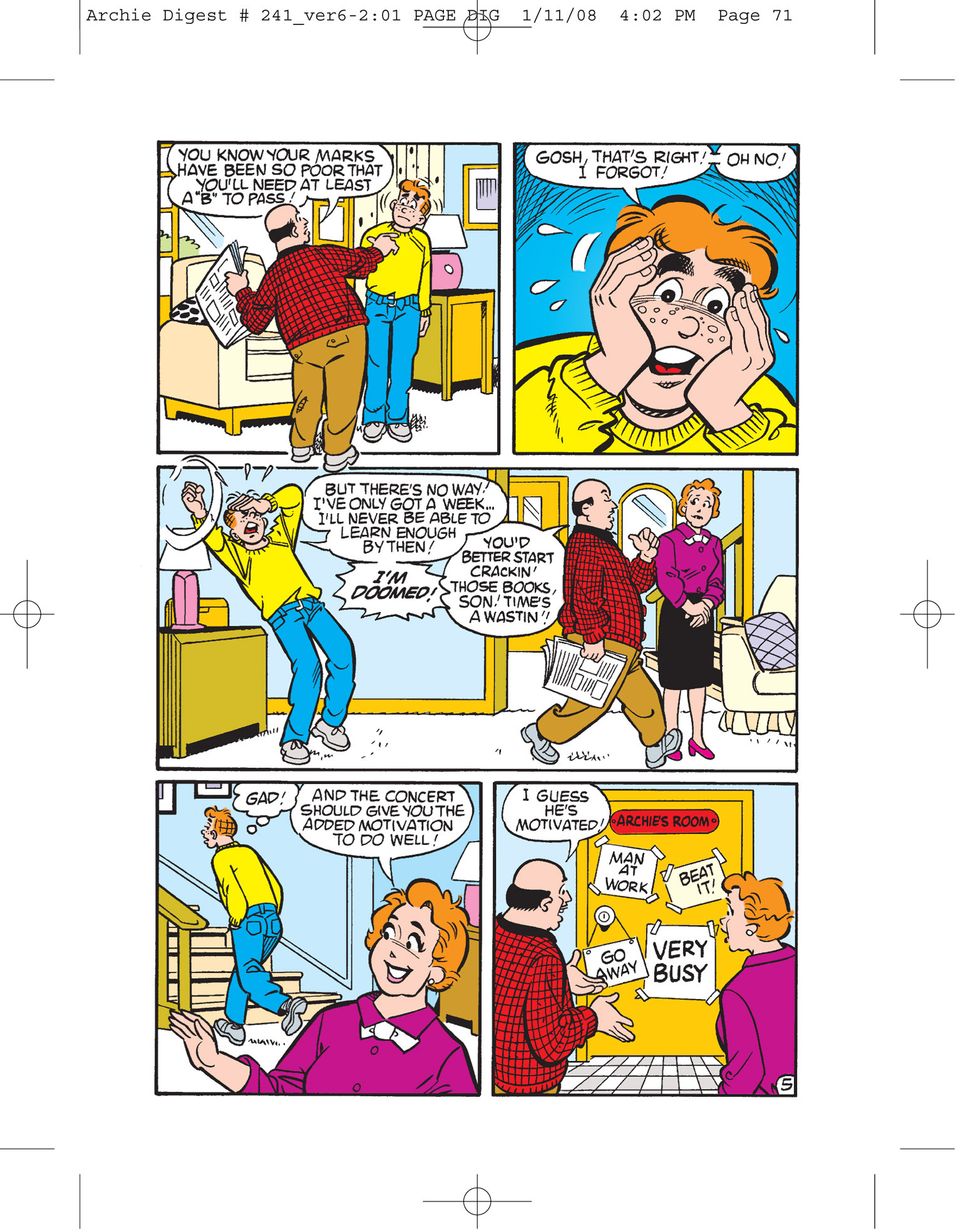 Read online Archie Digest Magazine comic -  Issue #241 - 59