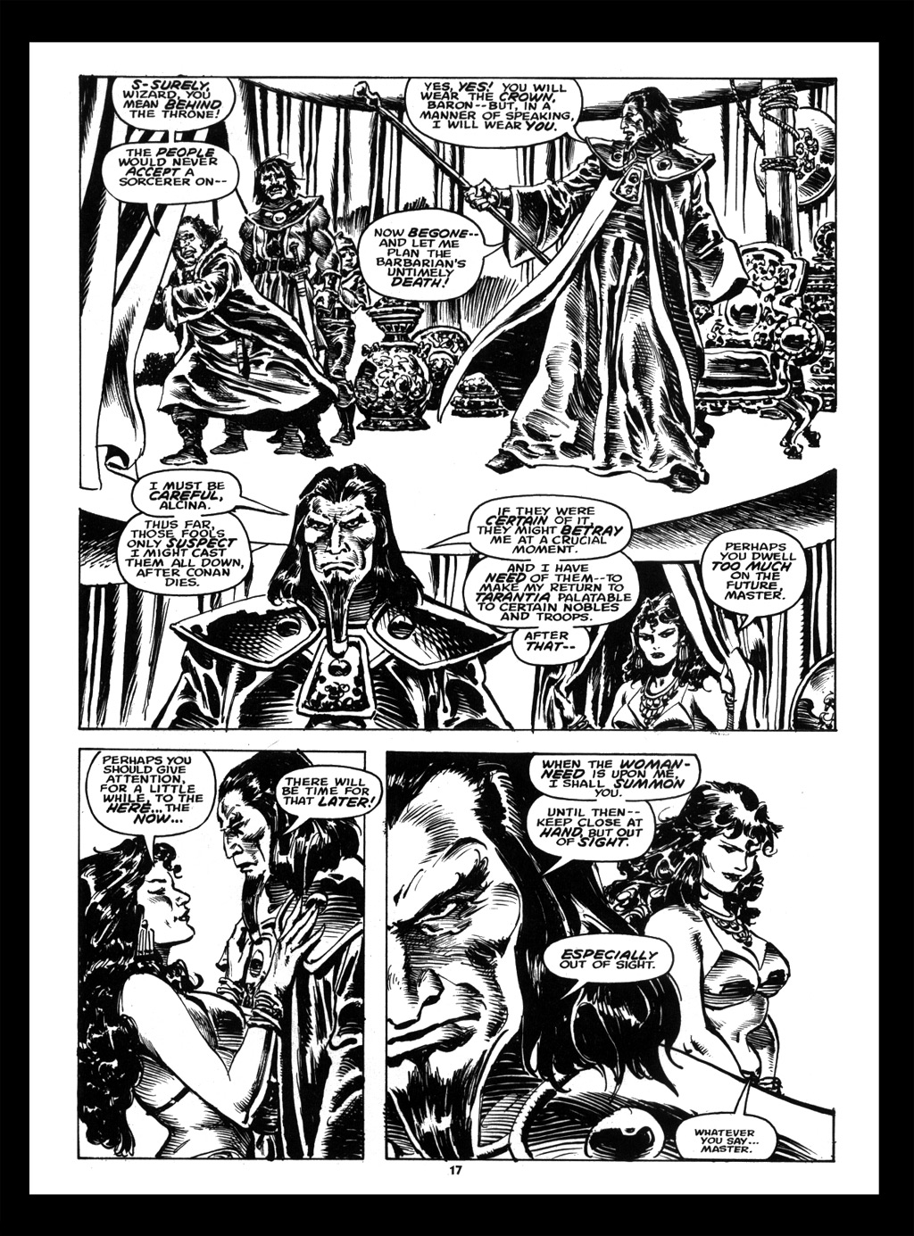 Read online The Savage Sword Of Conan comic -  Issue #214 - 18