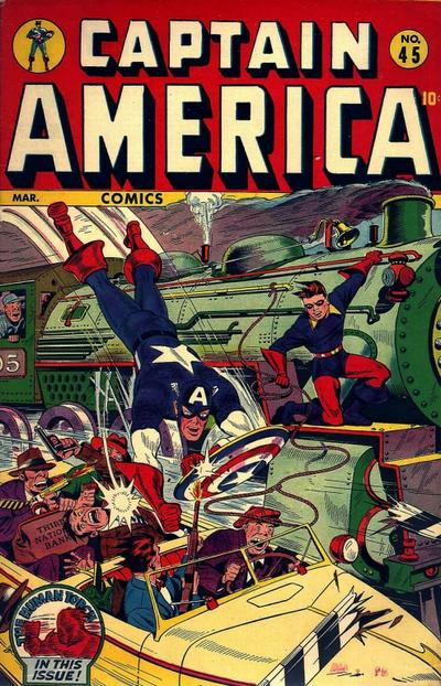 Read online Captain America Comics comic -  Issue #45 - 1