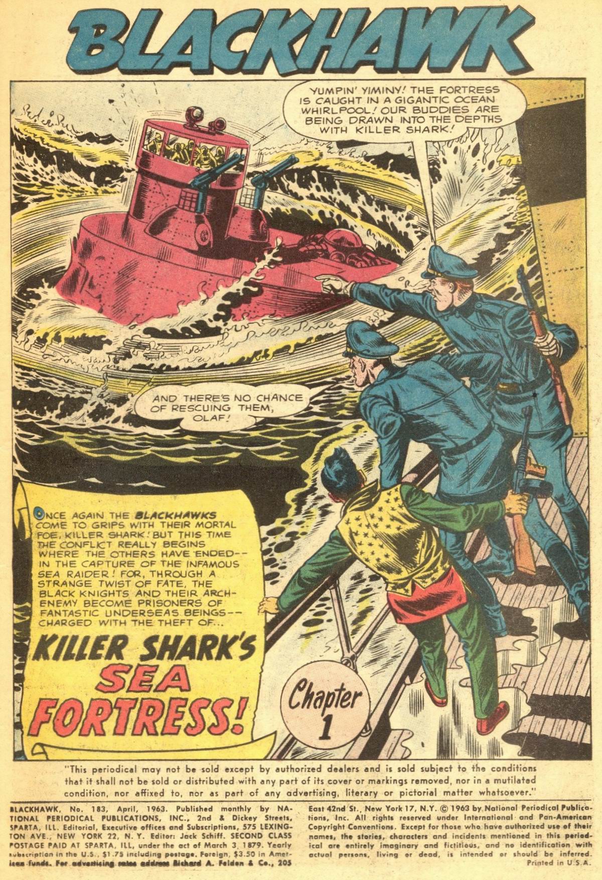 Read online Blackhawk (1957) comic -  Issue #183 - 3