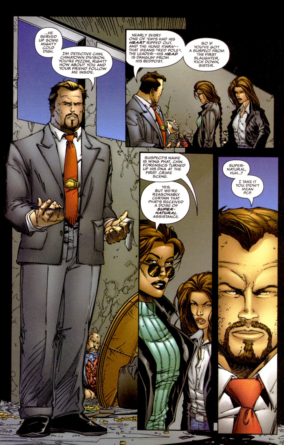 Read online Witchblade/Tomb Raider comic -  Issue #0.5 - 9