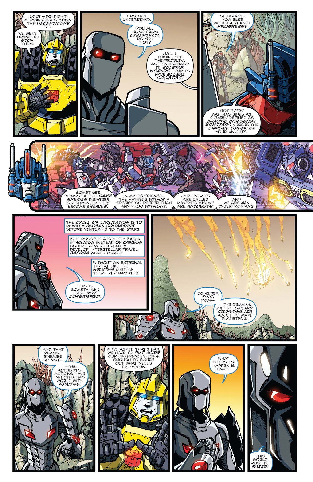 Read online ROM vs. Transformers: Shining Armor comic -  Issue #3 - 8