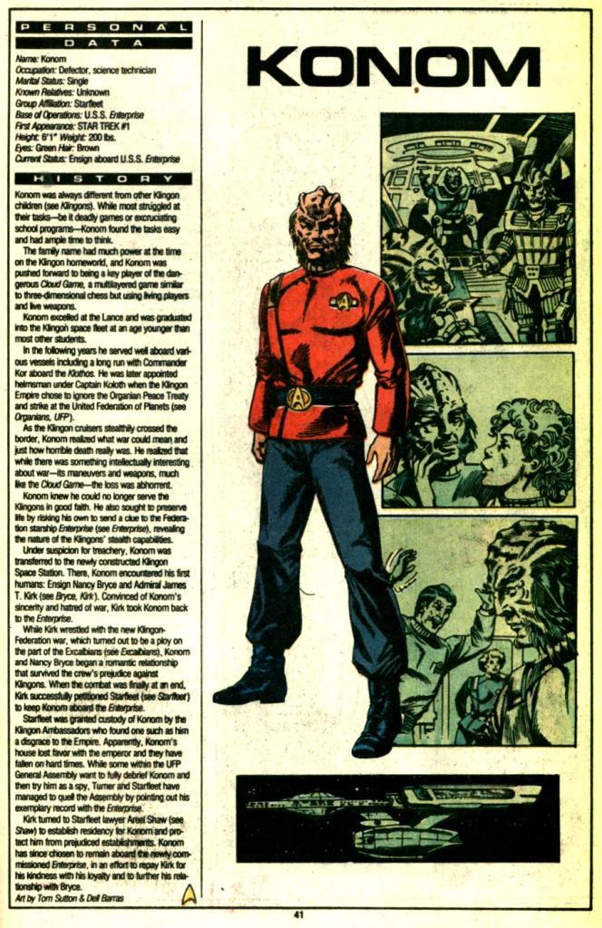 Read online Who's Who in Star Trek comic -  Issue #1 - 41
