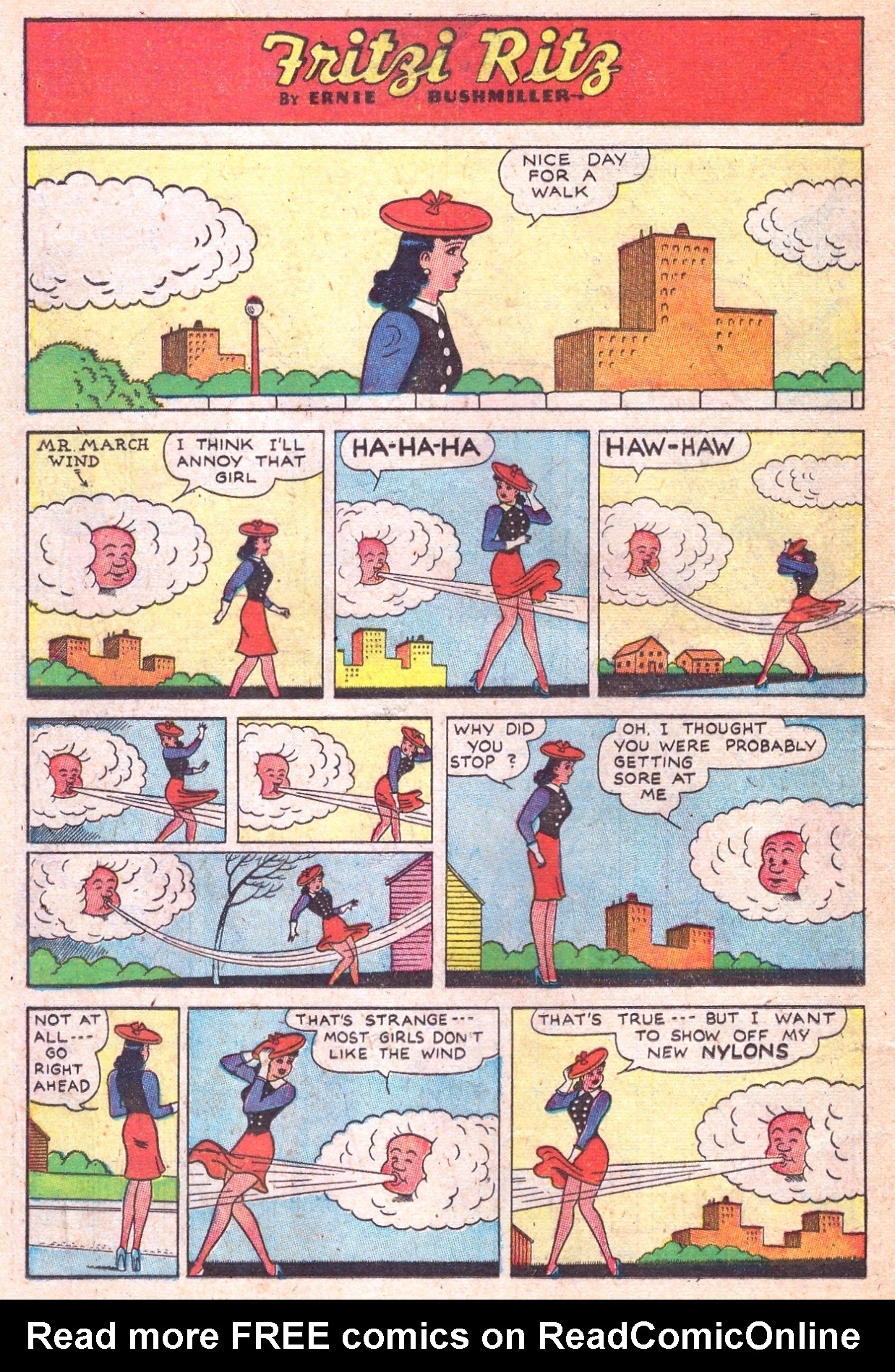 Read online Fritzi Ritz (1953) comic -  Issue #1 - 18