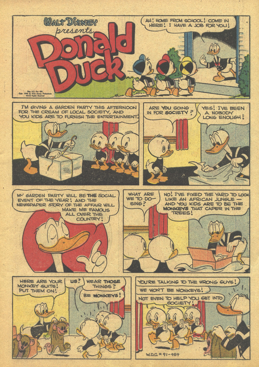 Read online Walt Disney's Comics and Stories comic -  Issue #91 - 3