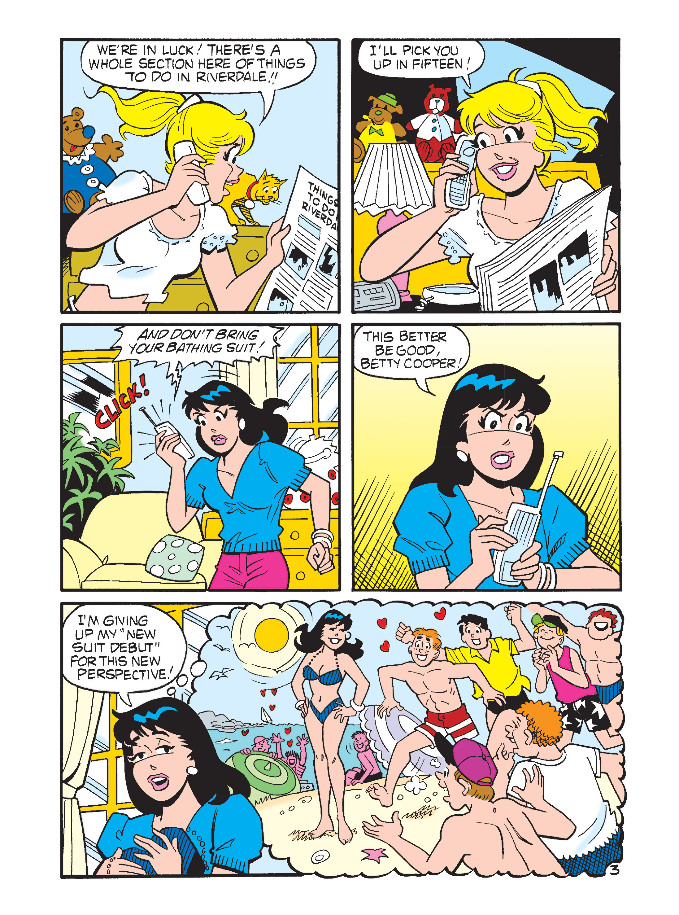 Read online Betty and Veronica Double Digest comic -  Issue #225 - 217