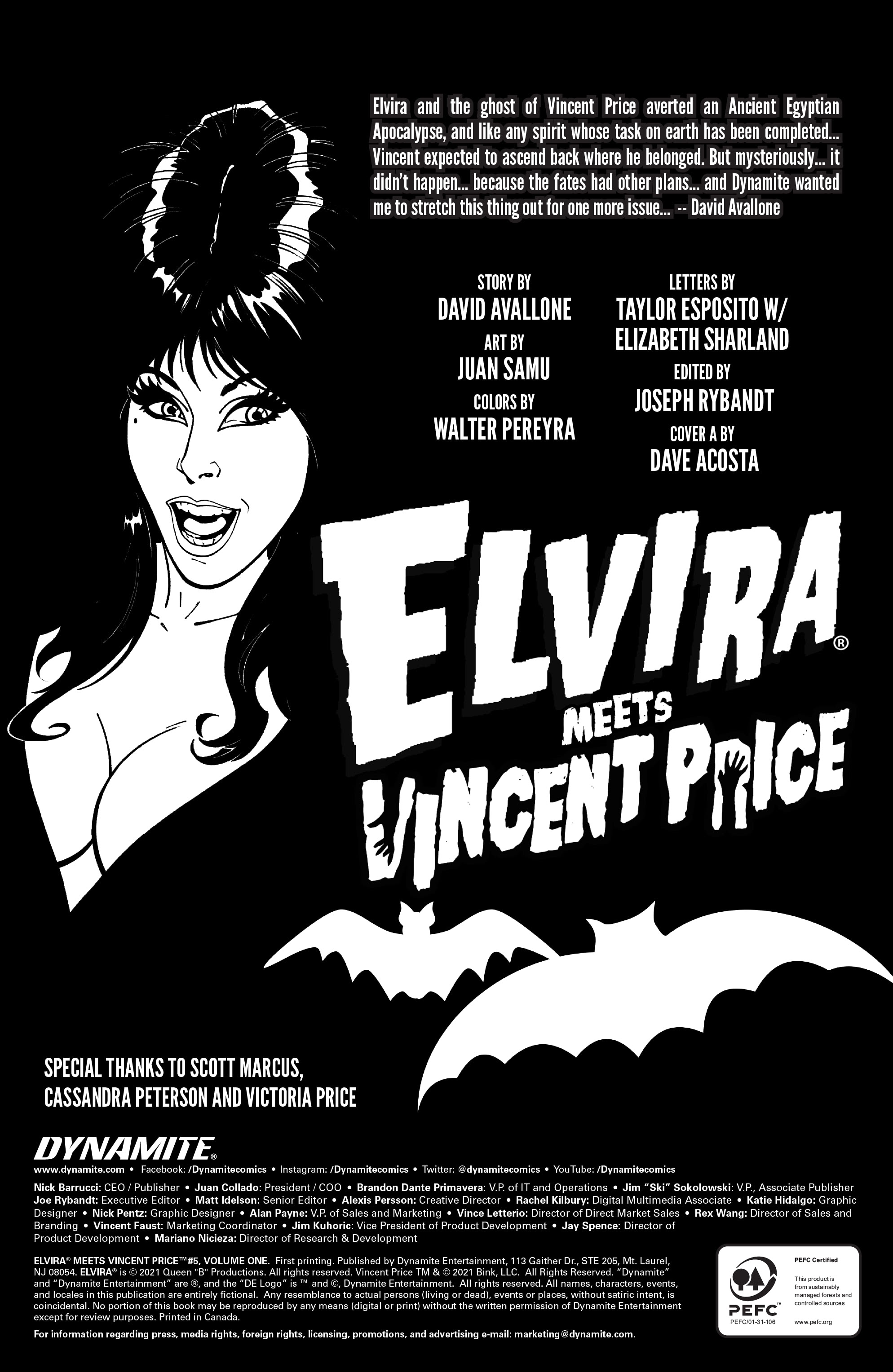 Read online Elvira Meets Vincent Price comic -  Issue #5 - 5
