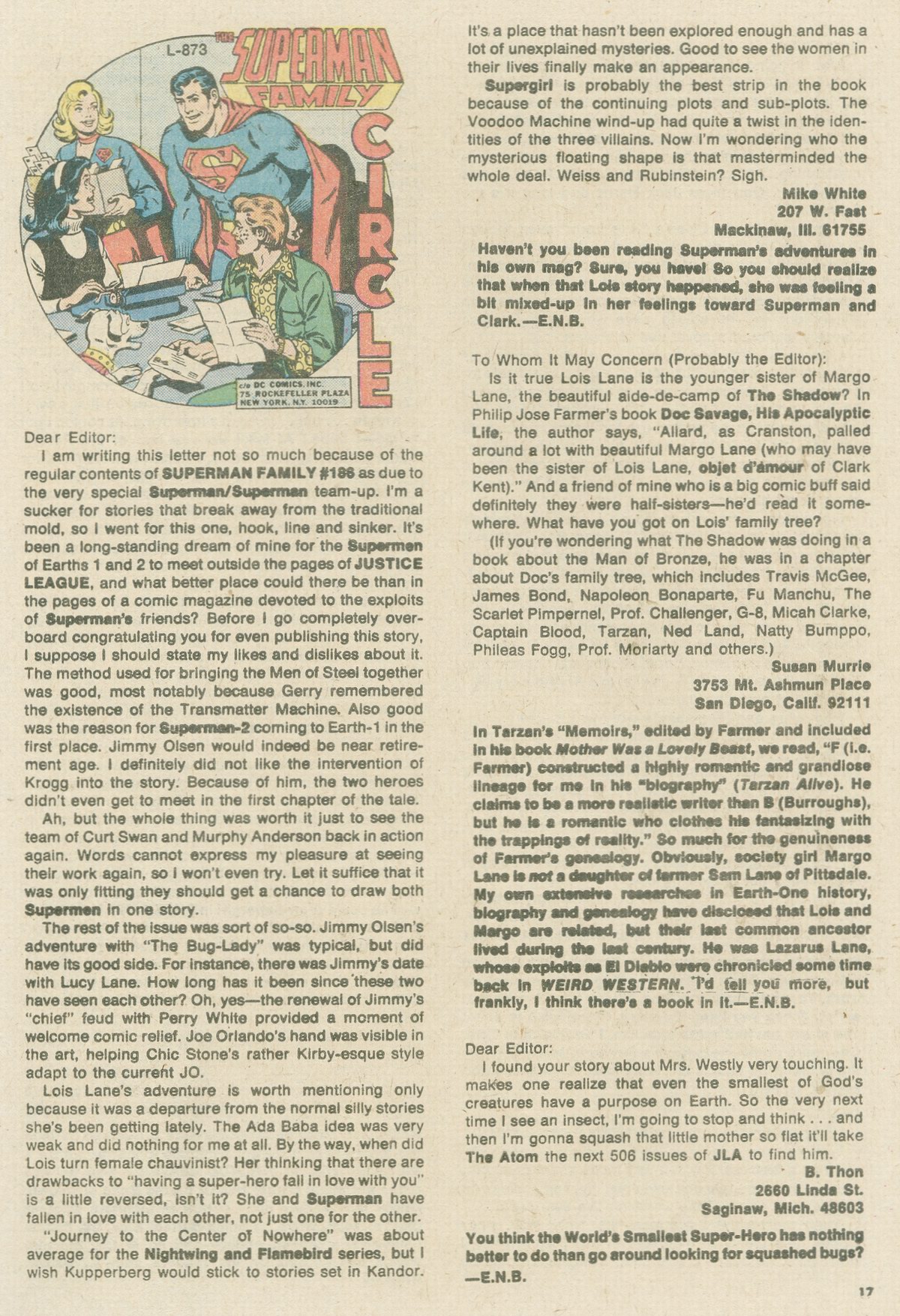 Read online The Superman Family comic -  Issue #188 - 19