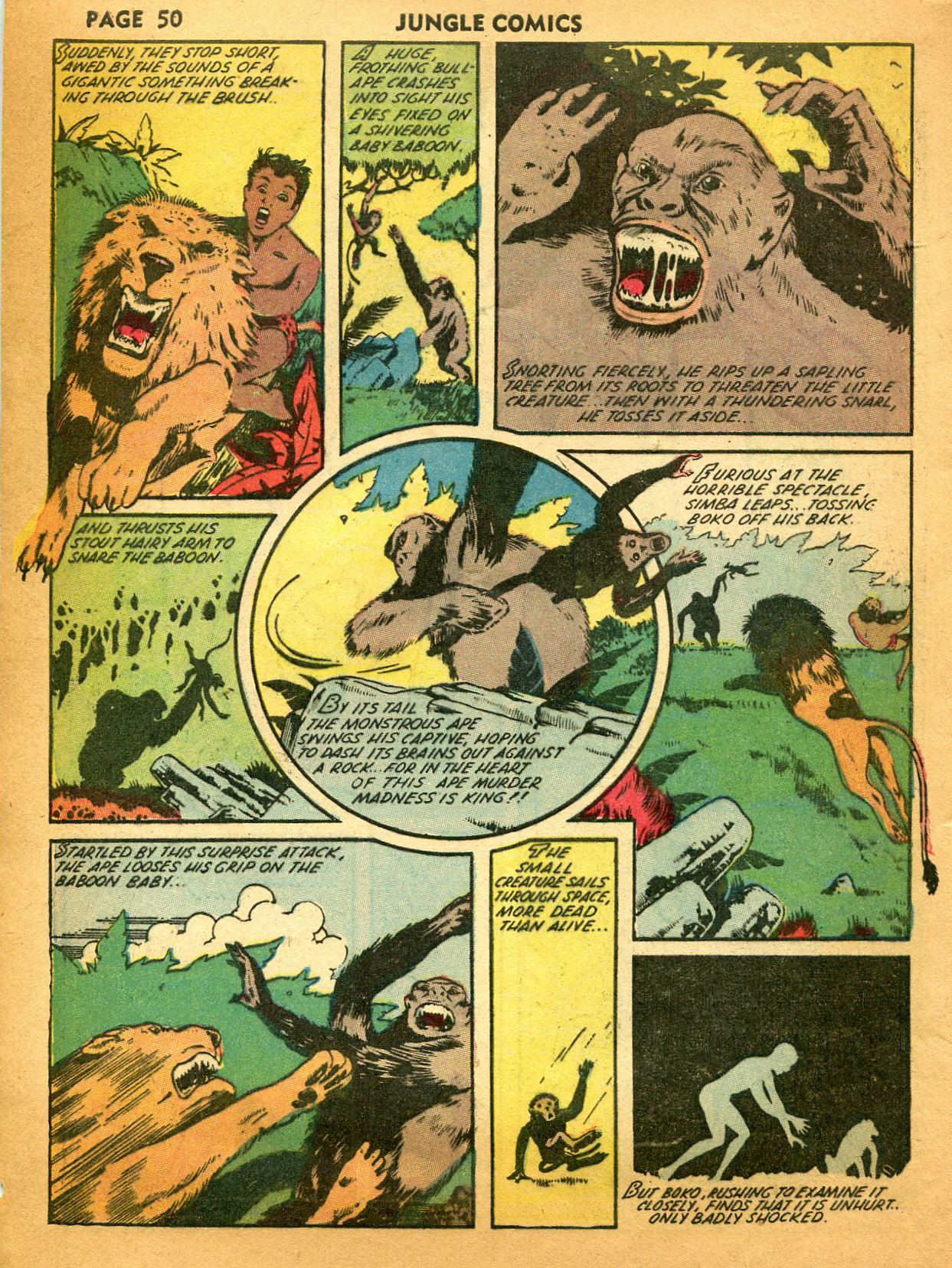 Read online Jungle Comics comic -  Issue #35 - 52