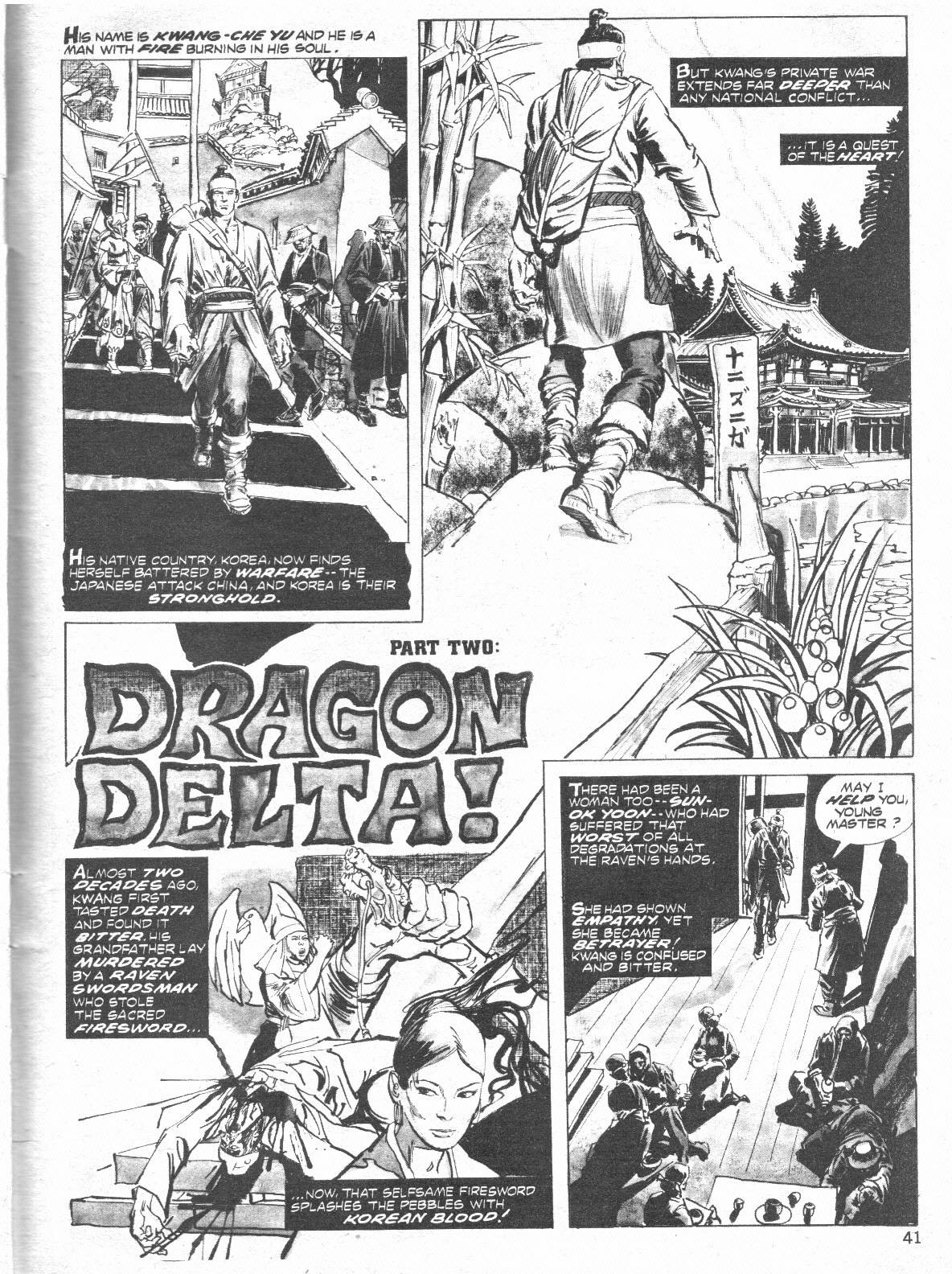 Read online The Deadly Hands of Kung Fu comic -  Issue #26 - 41