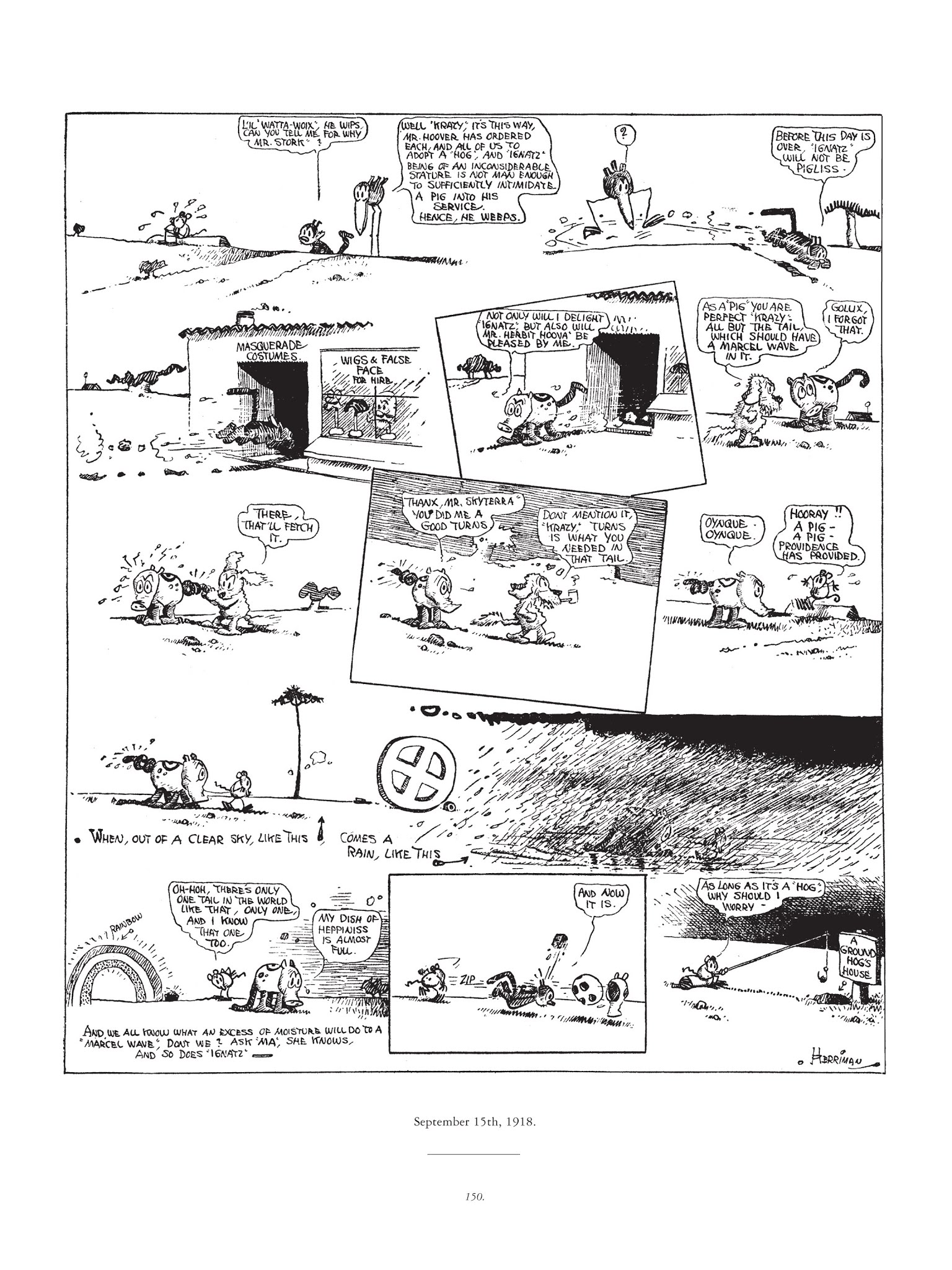 Read online Krazy & Ignatz comic -  Issue # TPB 1 - 150