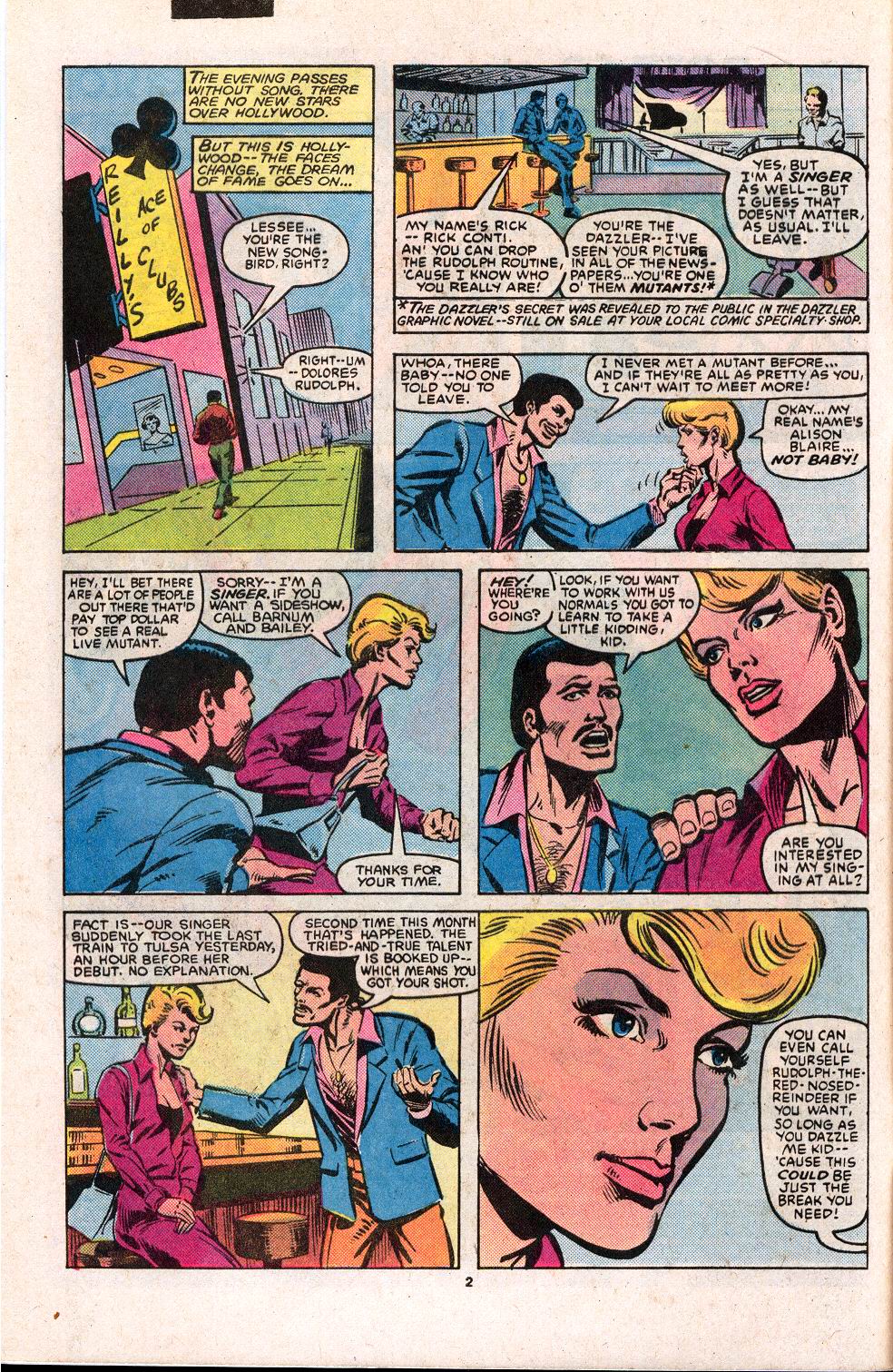 Read online Dazzler (1981) comic -  Issue #36 - 3
