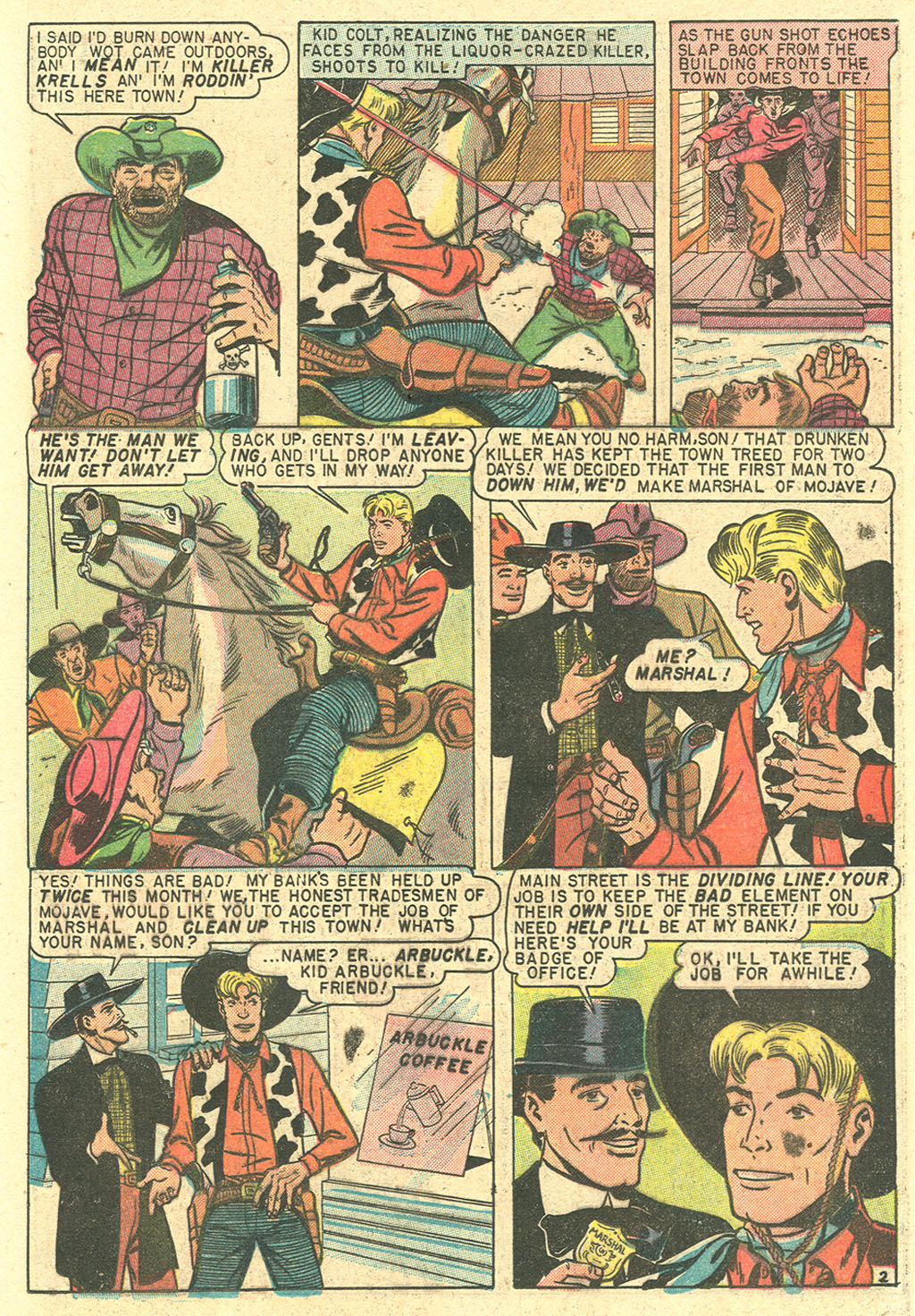 Read online Kid Colt Outlaw comic -  Issue #1 - 17