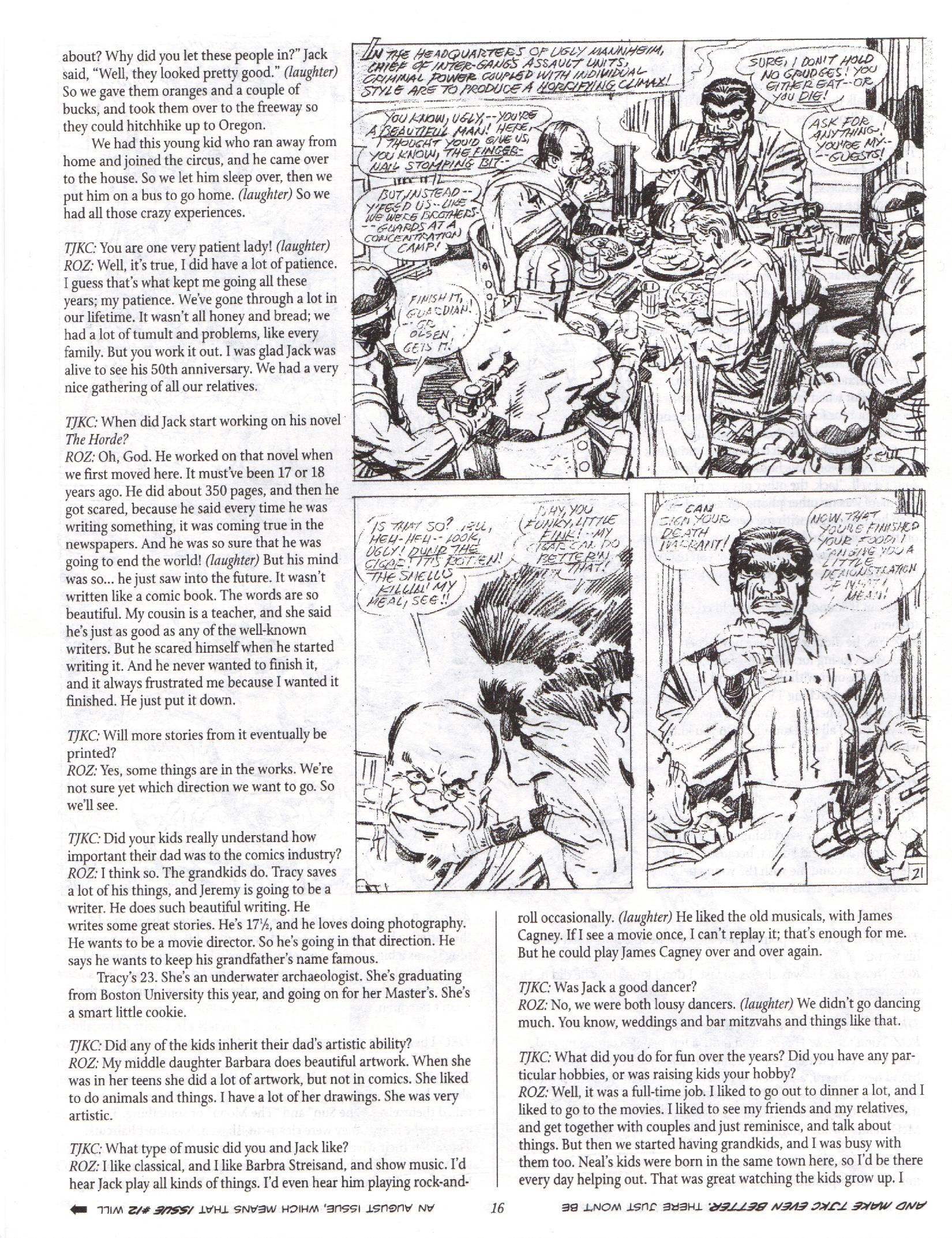 Read online The Jack Kirby Collector comic -  Issue #10 - 16
