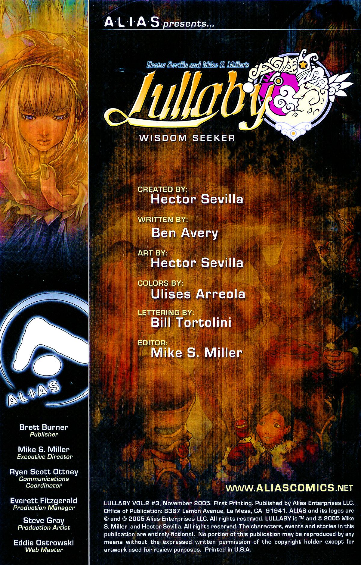 Read online Lullaby comic -  Issue #3 - 2