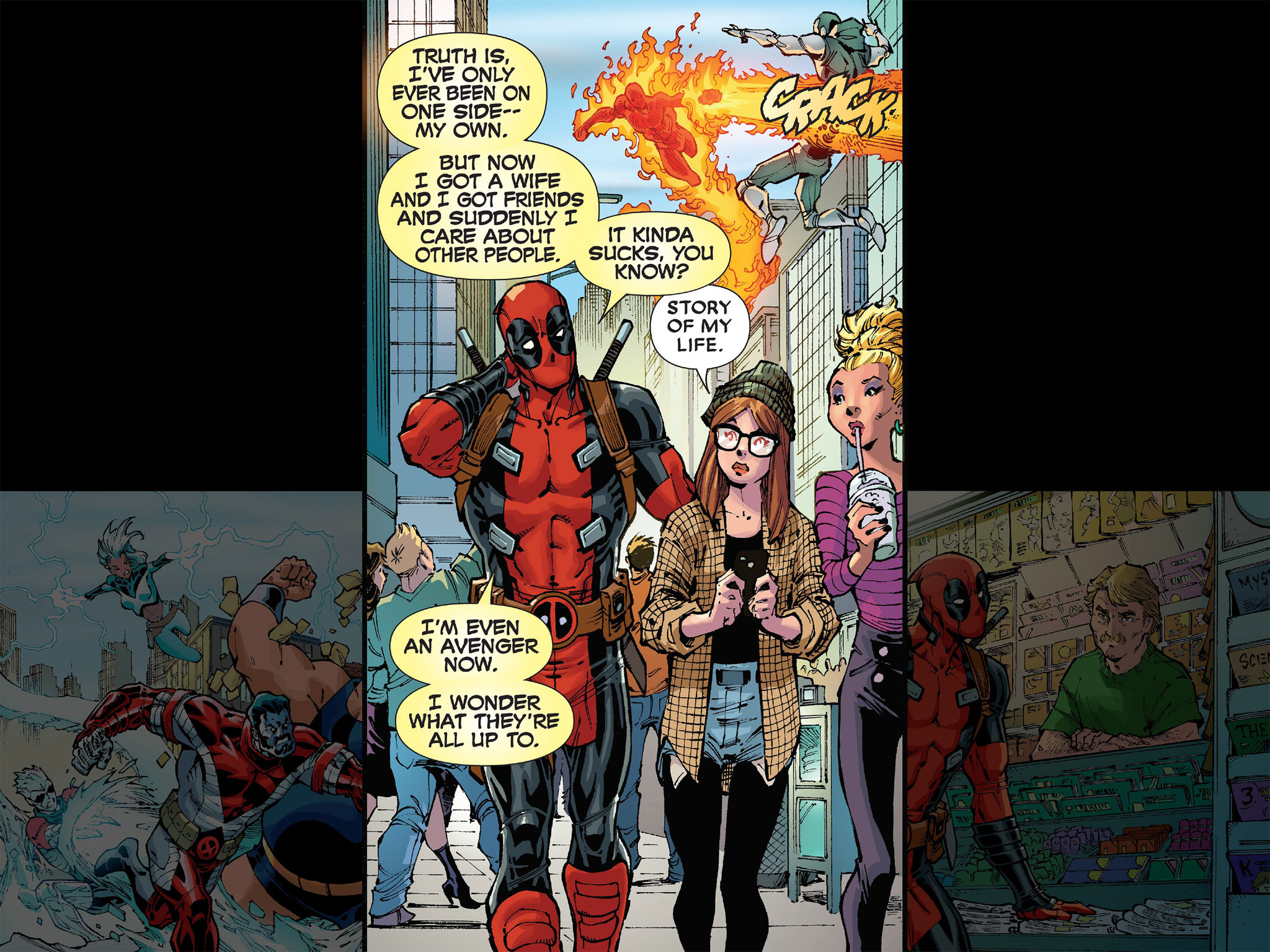 Read online Deadpool: Too Soon? Infinite Comic comic -  Issue #6 - 36