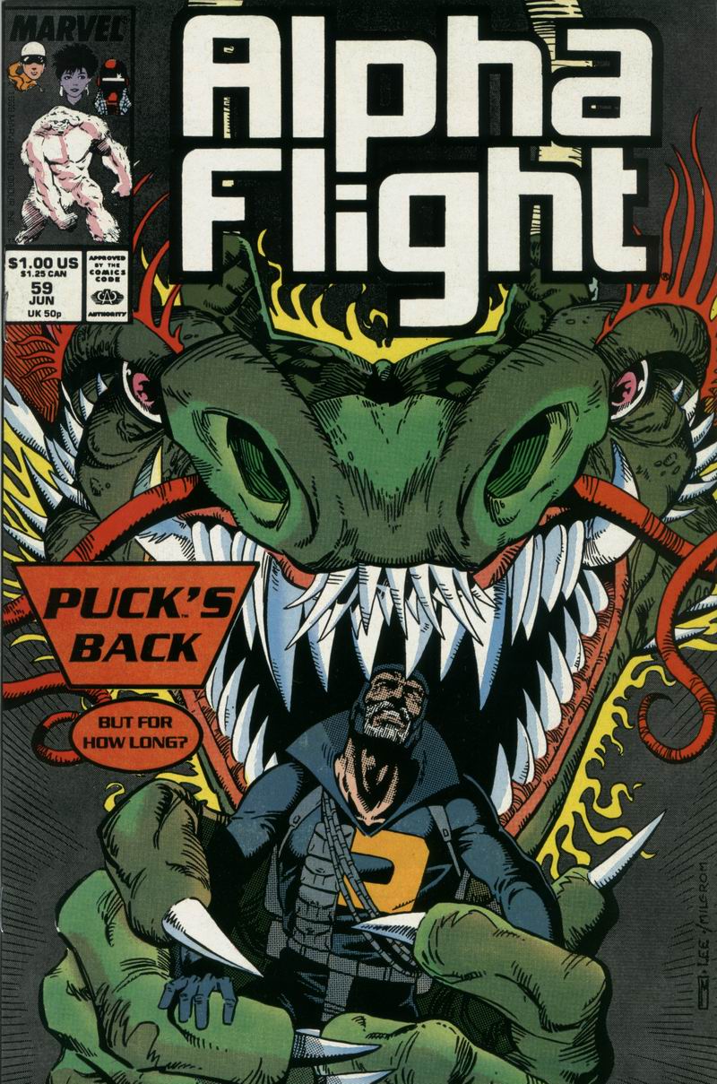 Read online Alpha Flight (1983) comic -  Issue #59 - 1