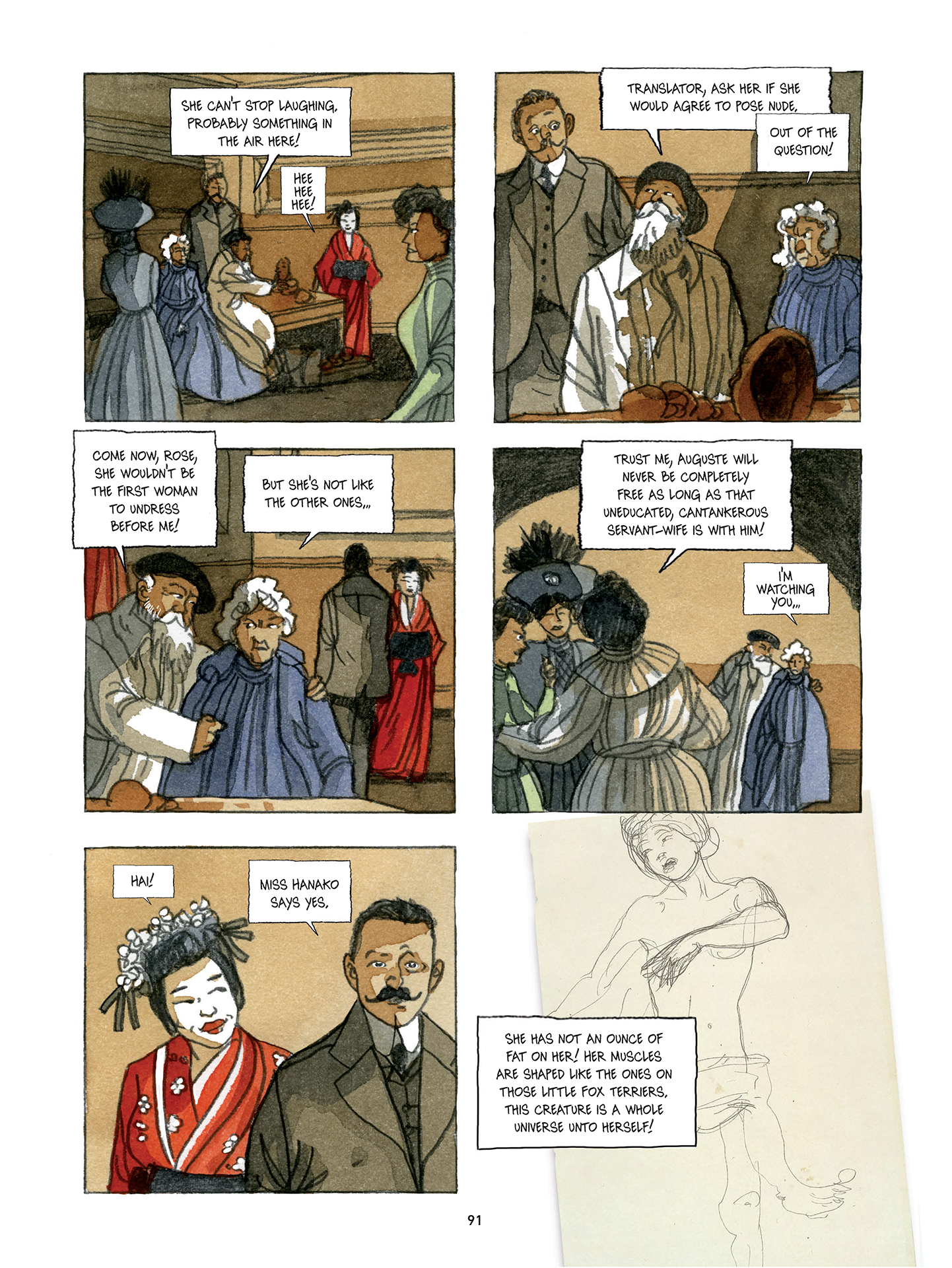 Read online Rodin: Fugit Amor, An Intimate Portrait comic -  Issue # TPB - 92