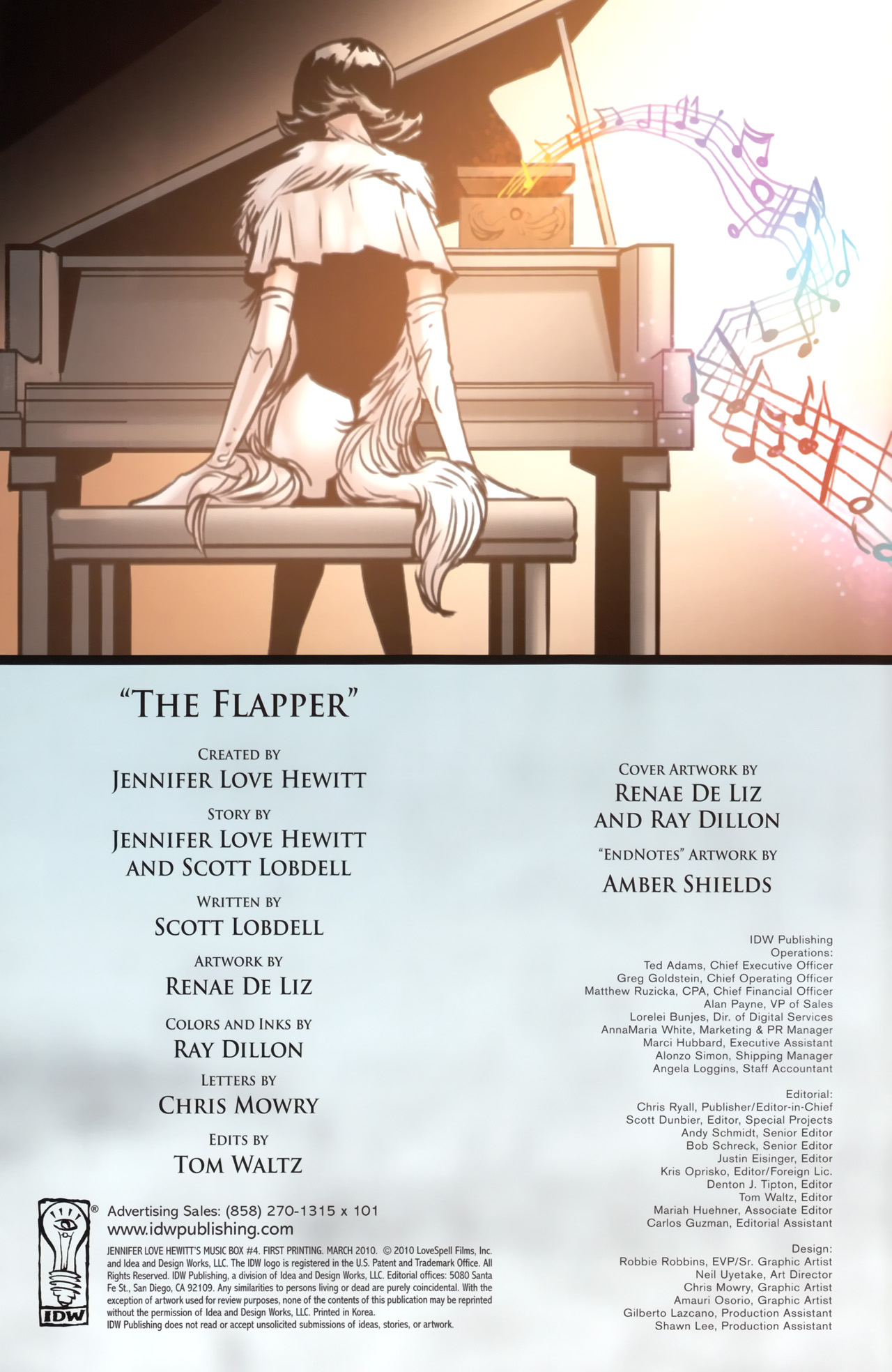 Read online Jennifer Love Hewitt's Music Box comic -  Issue #4 - 2