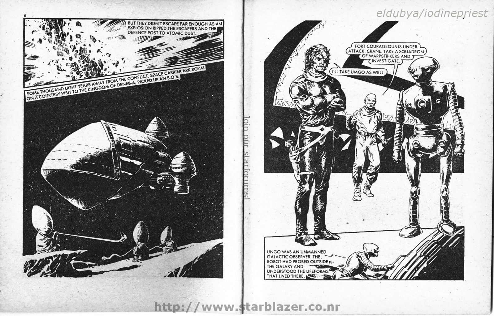 Read online Starblazer comic -  Issue #56 - 5