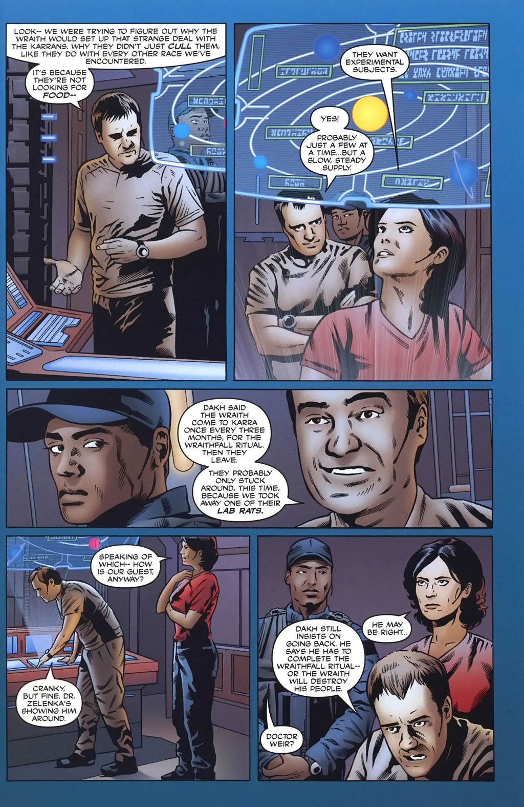 Read online Stargate Atlantis: Wraithfall comic -  Issue #2 - 5