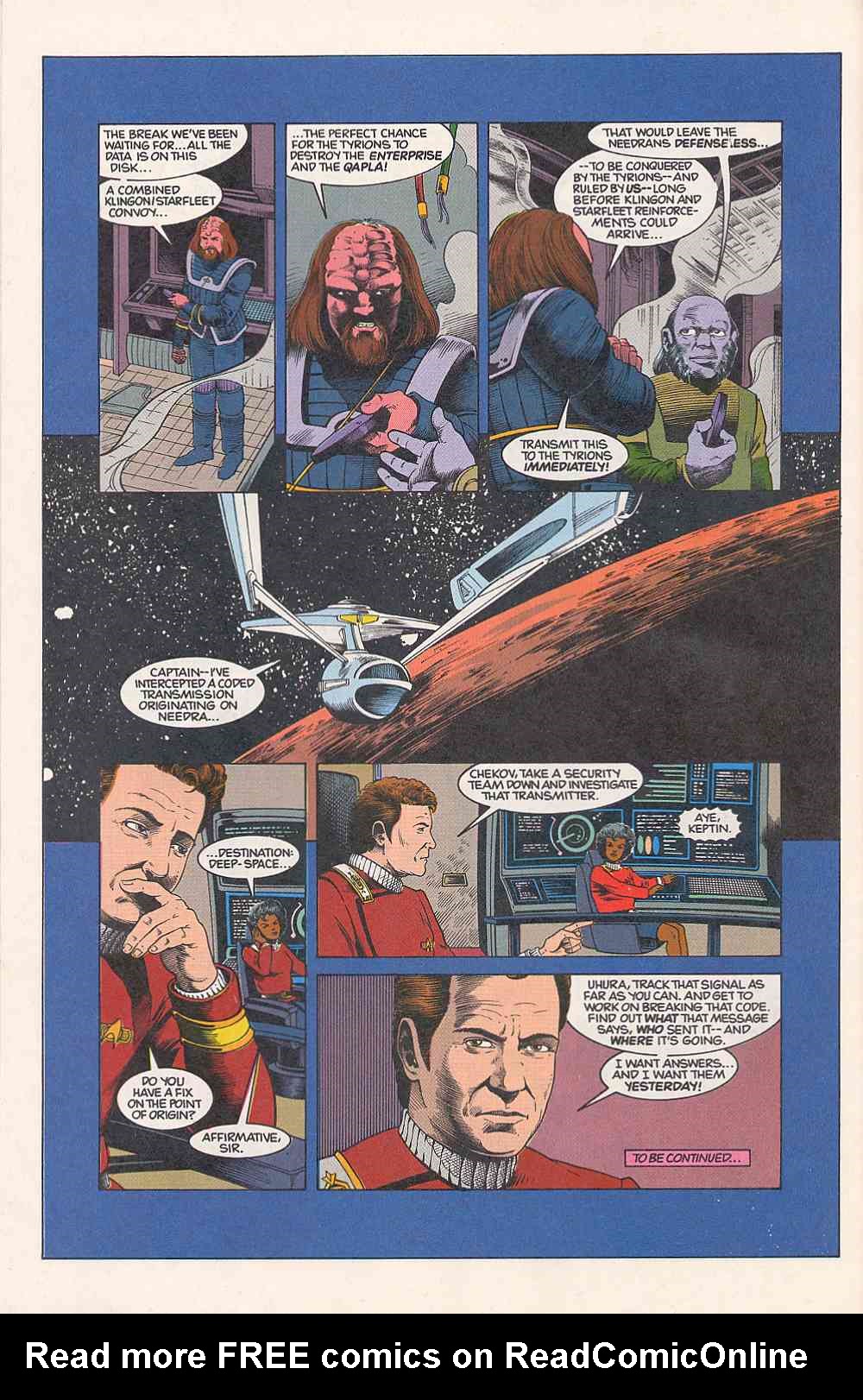 Read online Star Trek (1989) comic -  Issue #17 - 24