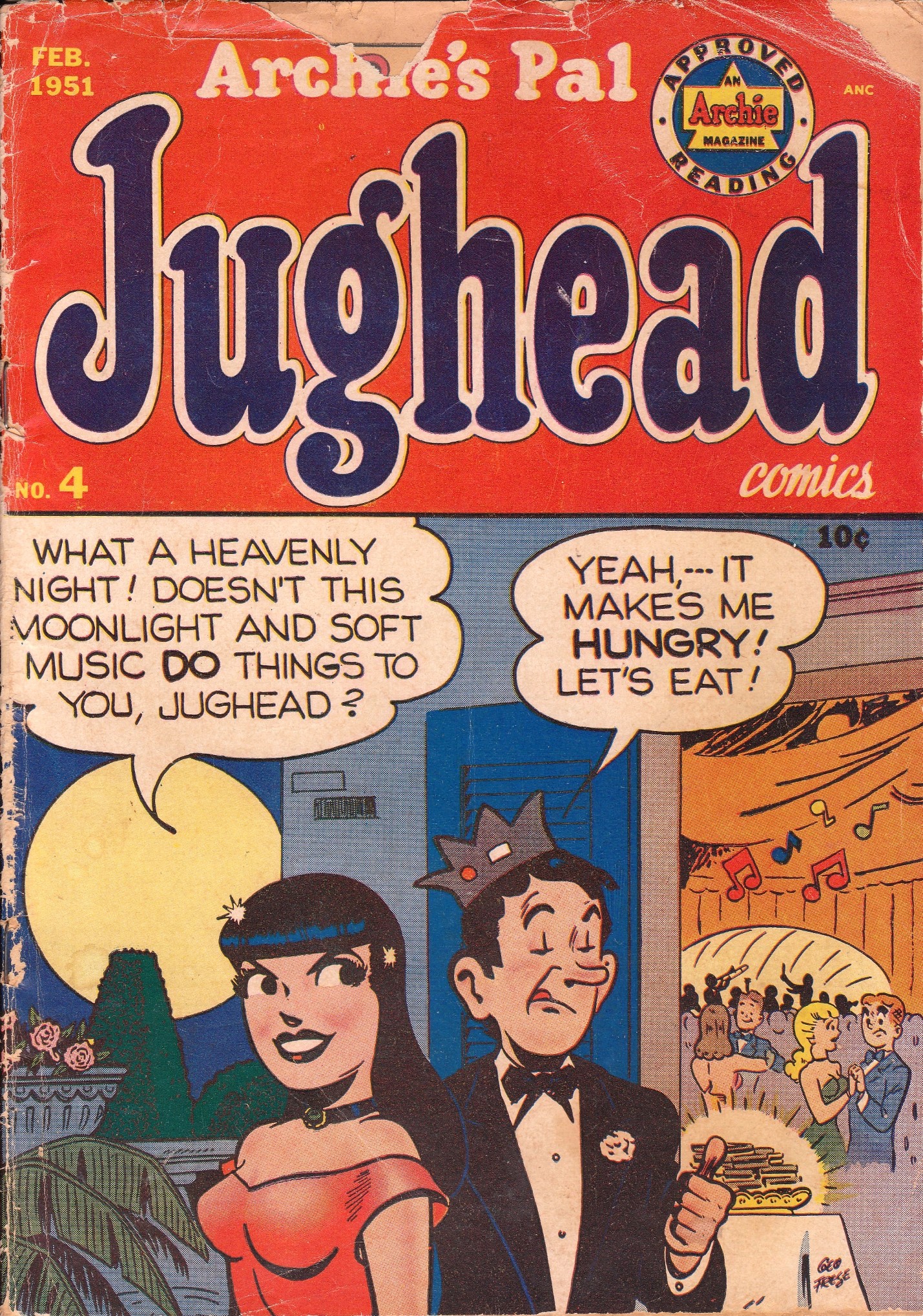 Read online Archie's Pal Jughead comic -  Issue #4 - 1