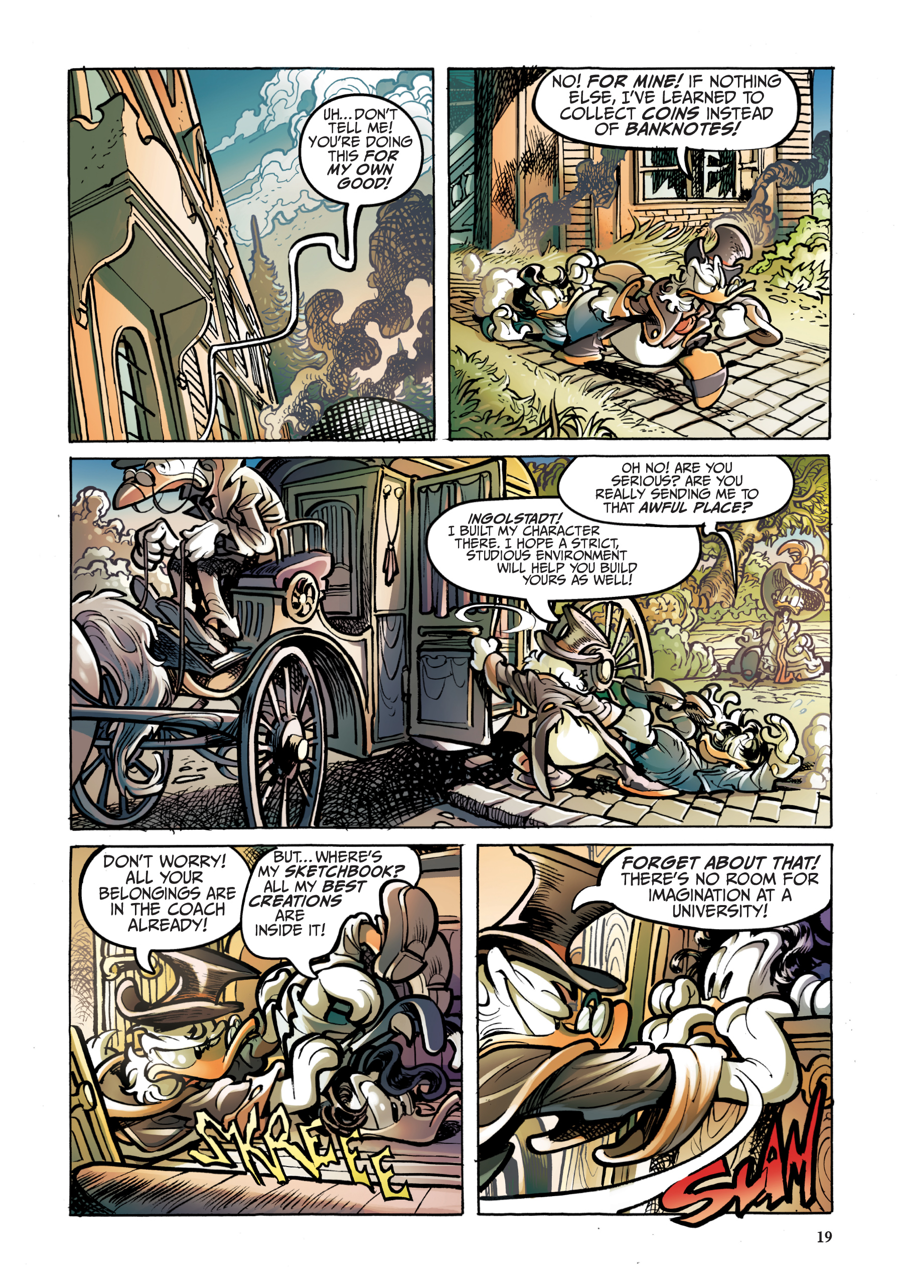 Read online Disney Frankenstein, Starring Donald Duck comic -  Issue # TPB - 19