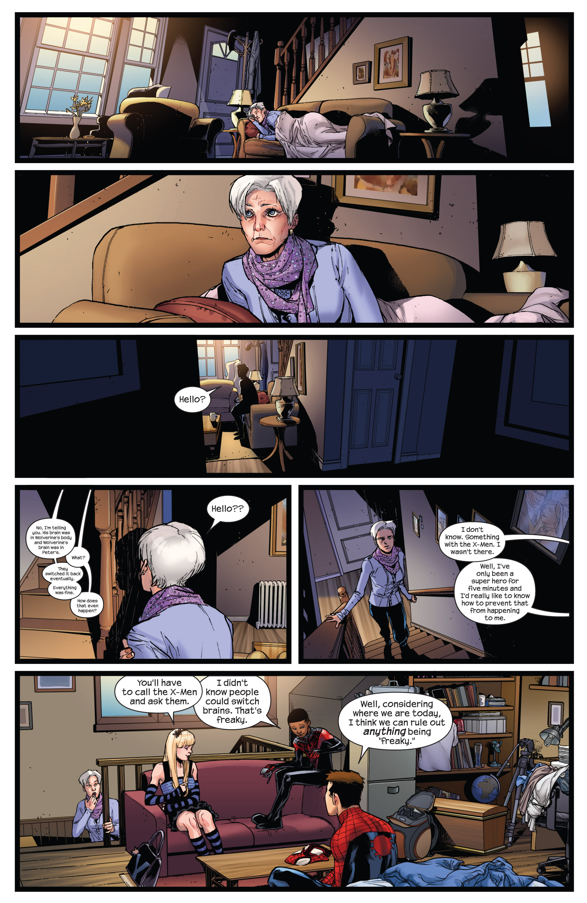 Read online Spider-Men comic -  Issue #4 - 7