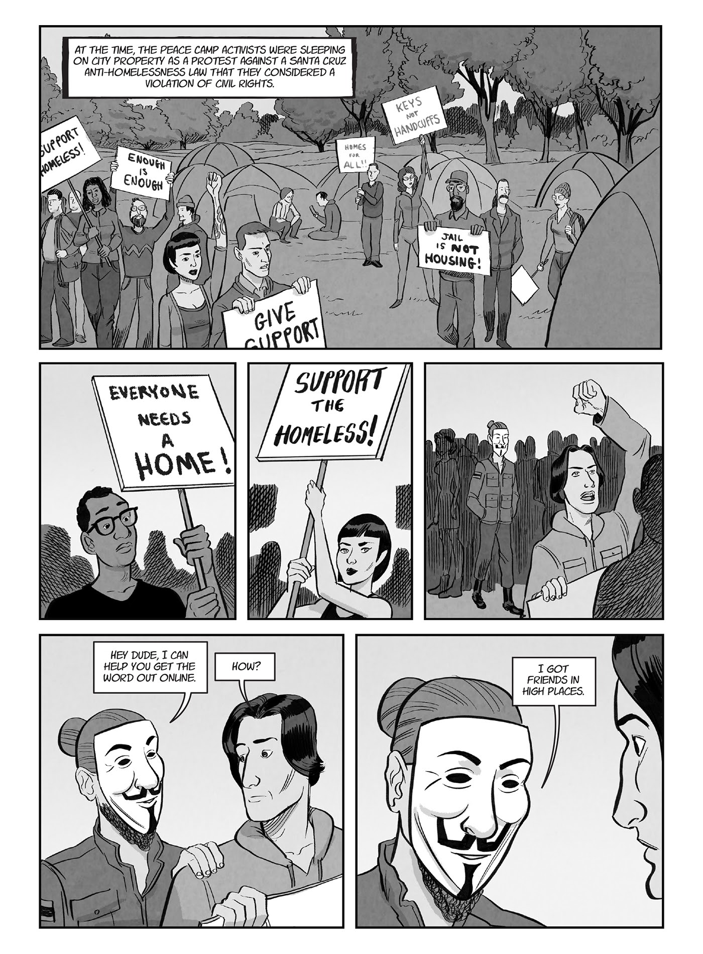 Read online A for Anonymous: How a Mysterious Hacker Collective Transformed the World comic -  Issue # TPB - 62