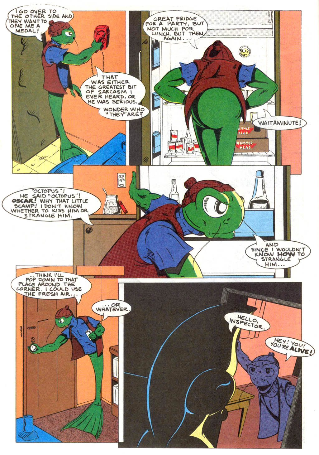 Read online Fish Police comic -  Issue #5 - 9