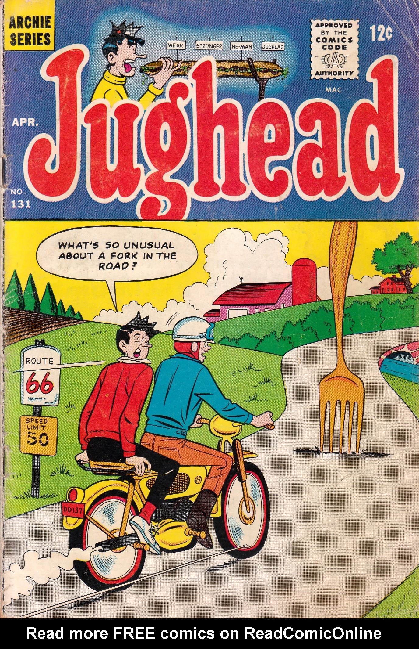 Read online Jughead (1965) comic -  Issue #131 - 1