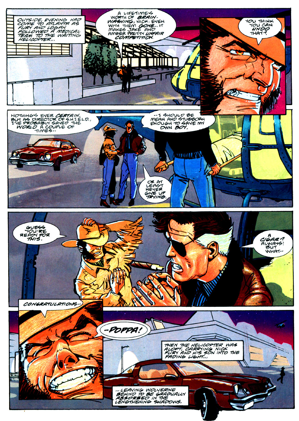 Read online Marvel Graphic Novel comic -  Issue #50 - Wolverine & Nick Fury - The Scorpio Connection - 67