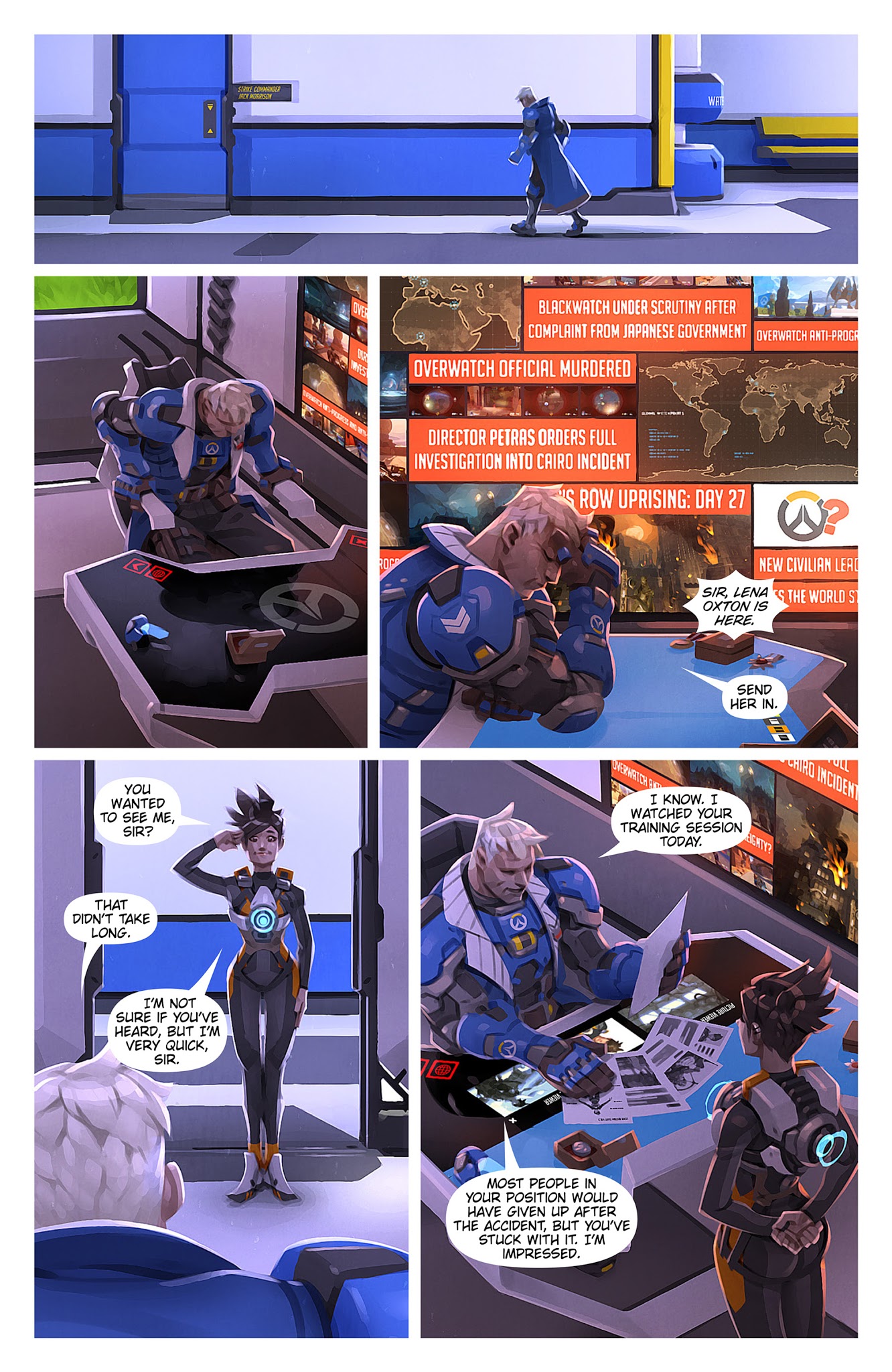 Read online Overwatch comic -  Issue #12 - 8